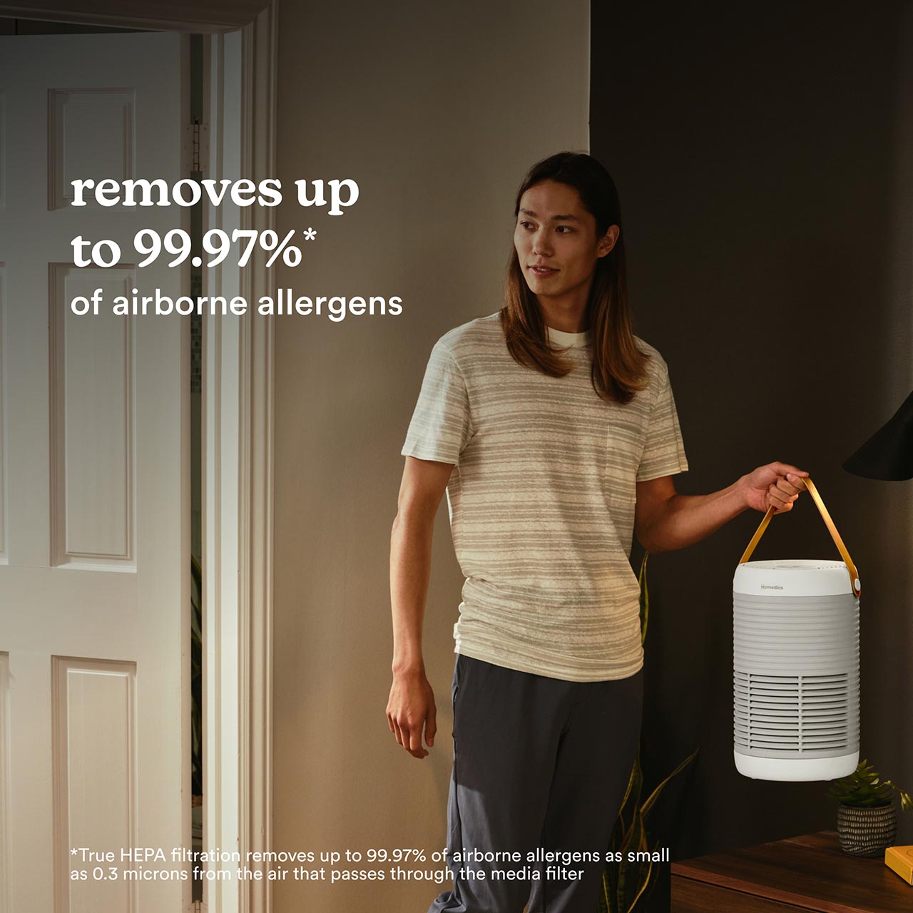 homedics-smart-air-purifier-t100-for-medium-rooms image 4