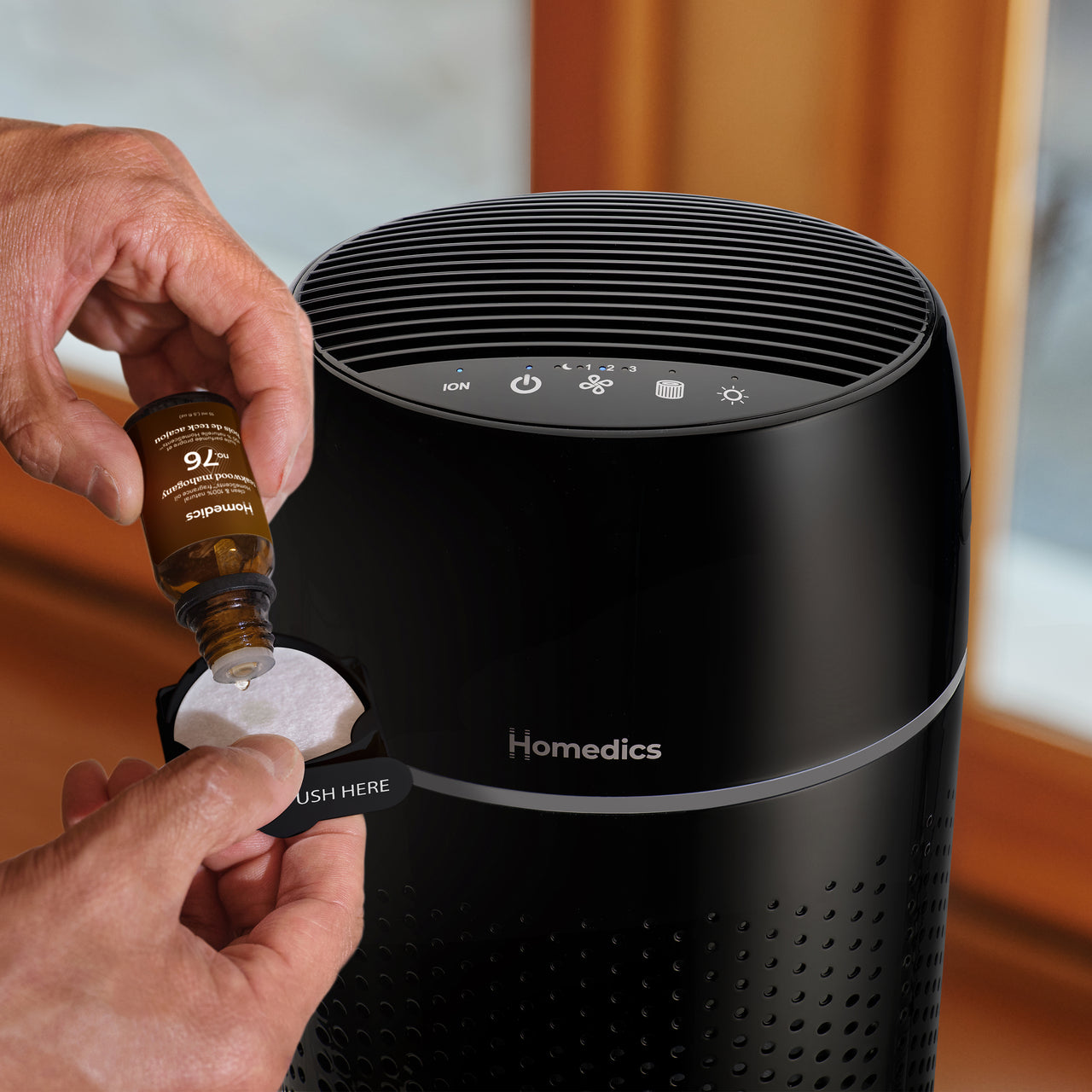 homedics-medium-room-tower-air-purifier-t22-hepa image 6