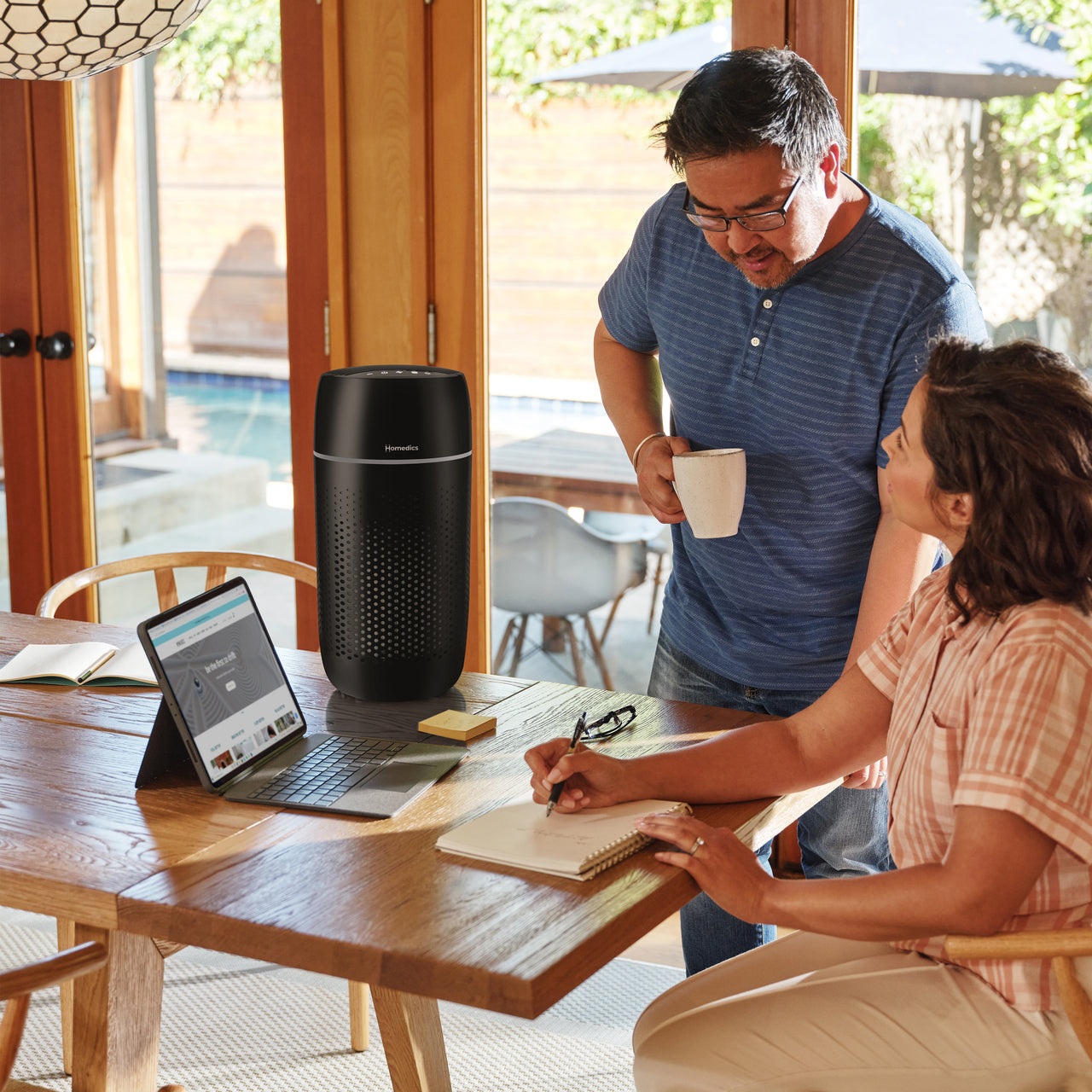 homedics-medium-room-tower-air-purifier-t22-hepa image 8