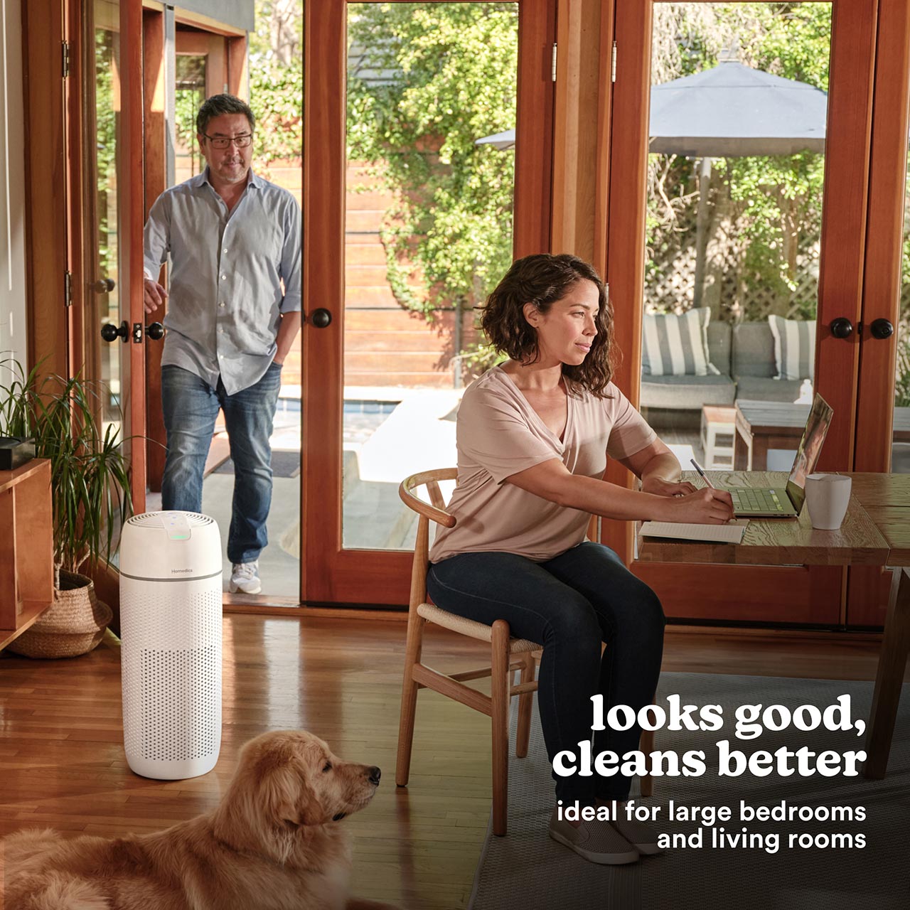 homedics-t43-large-room-tower-air-purifier image 4