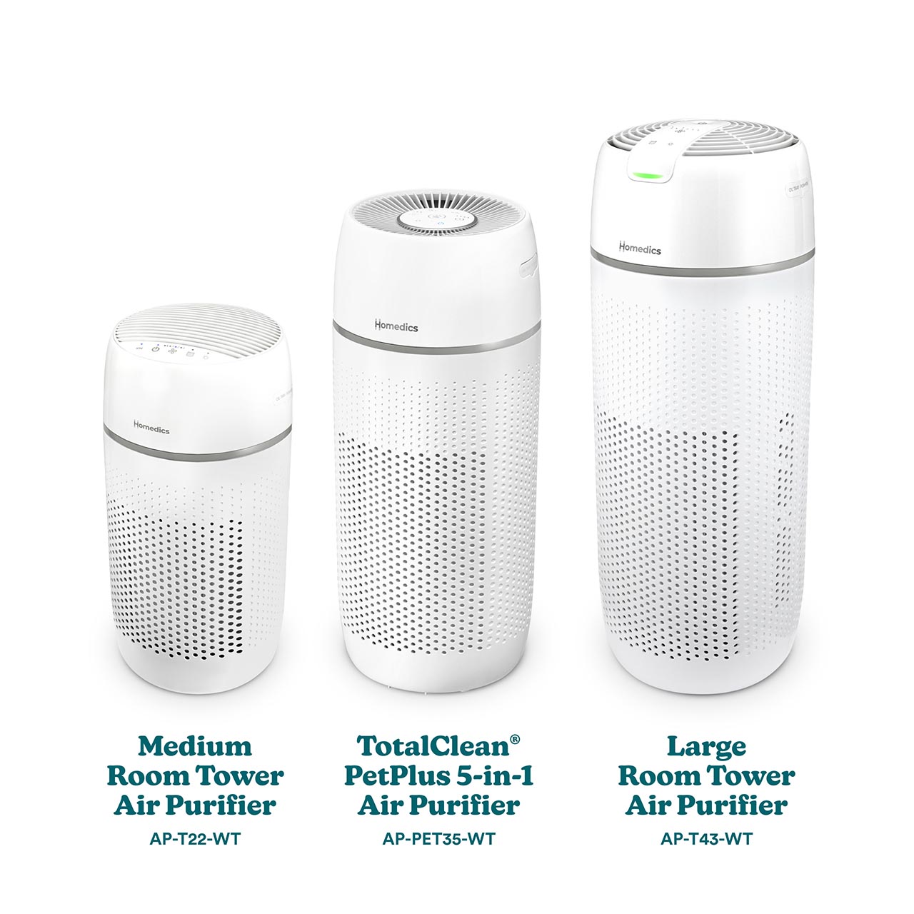 homedics-t43-large-room-tower-air-purifier image 3