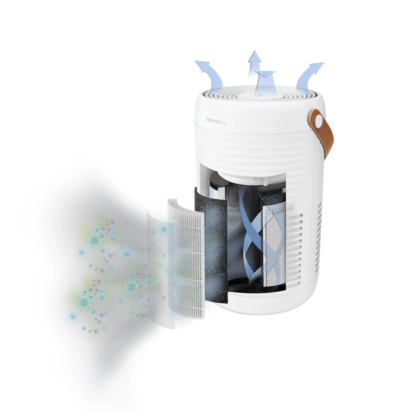 homedics-air-purifier-t95-true-hepa-filtration-for-medium-rooms-with-indicator-l image 3