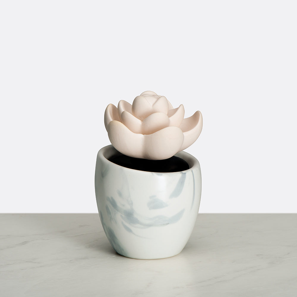 homedics-ellia-lotus-leaf-porcelain-aroma-diffuser-no-water-no-electricity-inclu image 1