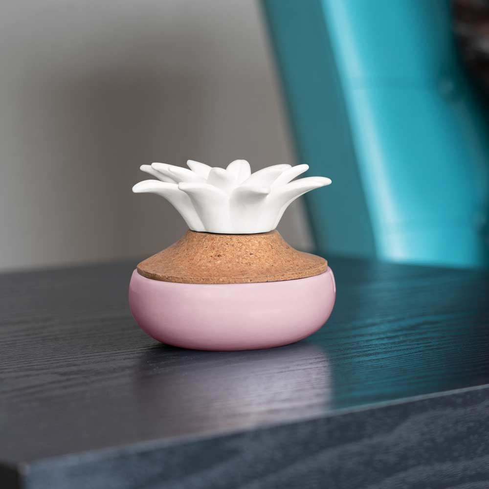 homedics-ellia-lazy-daisy-porcelain-aroma-diffuser-ceramic-base-wick-operated-up image 4