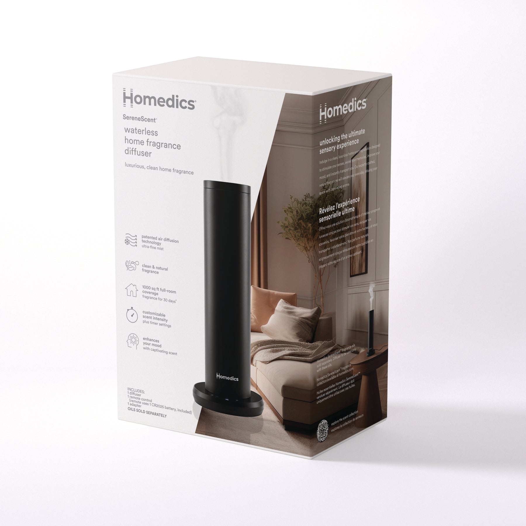 homedics-serenescent-waterless-home-fragrance-diffuser-elegant-scent-diffusion image 4