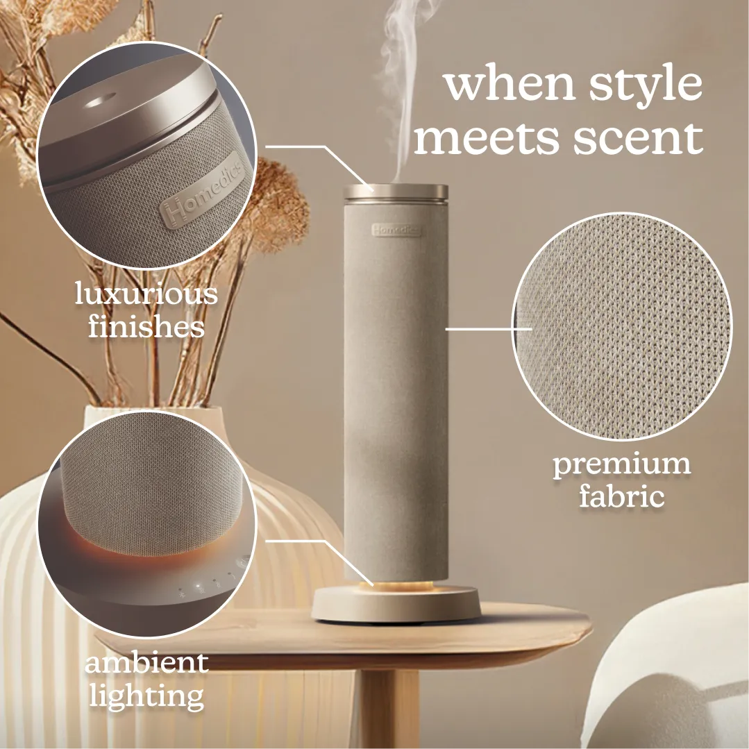 homedics-serenescent-fabric-waterless-120-ml-diffuser-compact-mess-free-fragranc image 5
