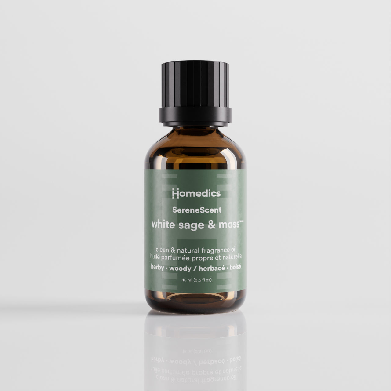 homedics-serenescent-white-sage-moss-15ml-fragrance-oil-fresh-botanical-blend image 1