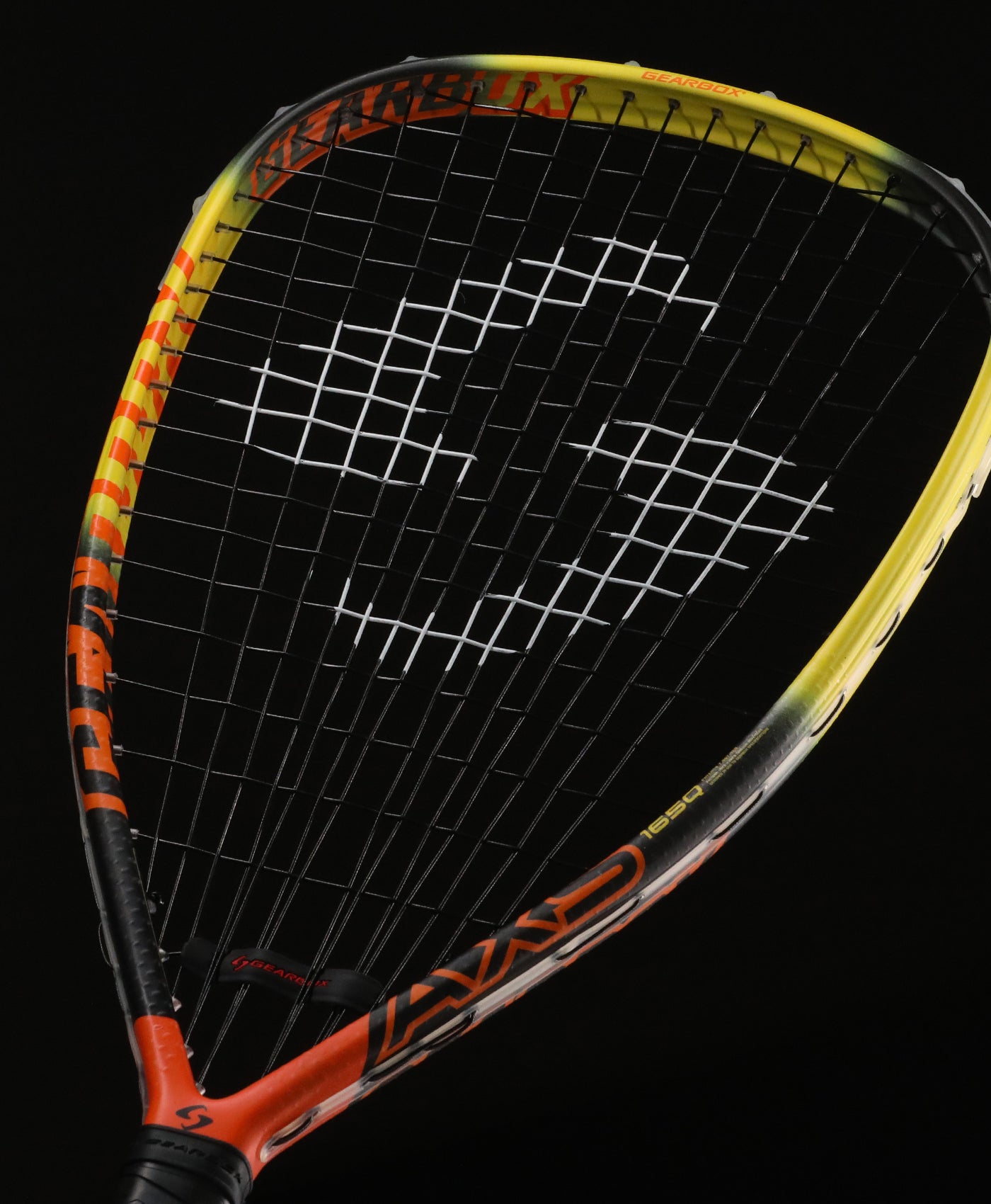 gearbox-axs-165-quad-racquetball-racquet-orange-yellow image 7