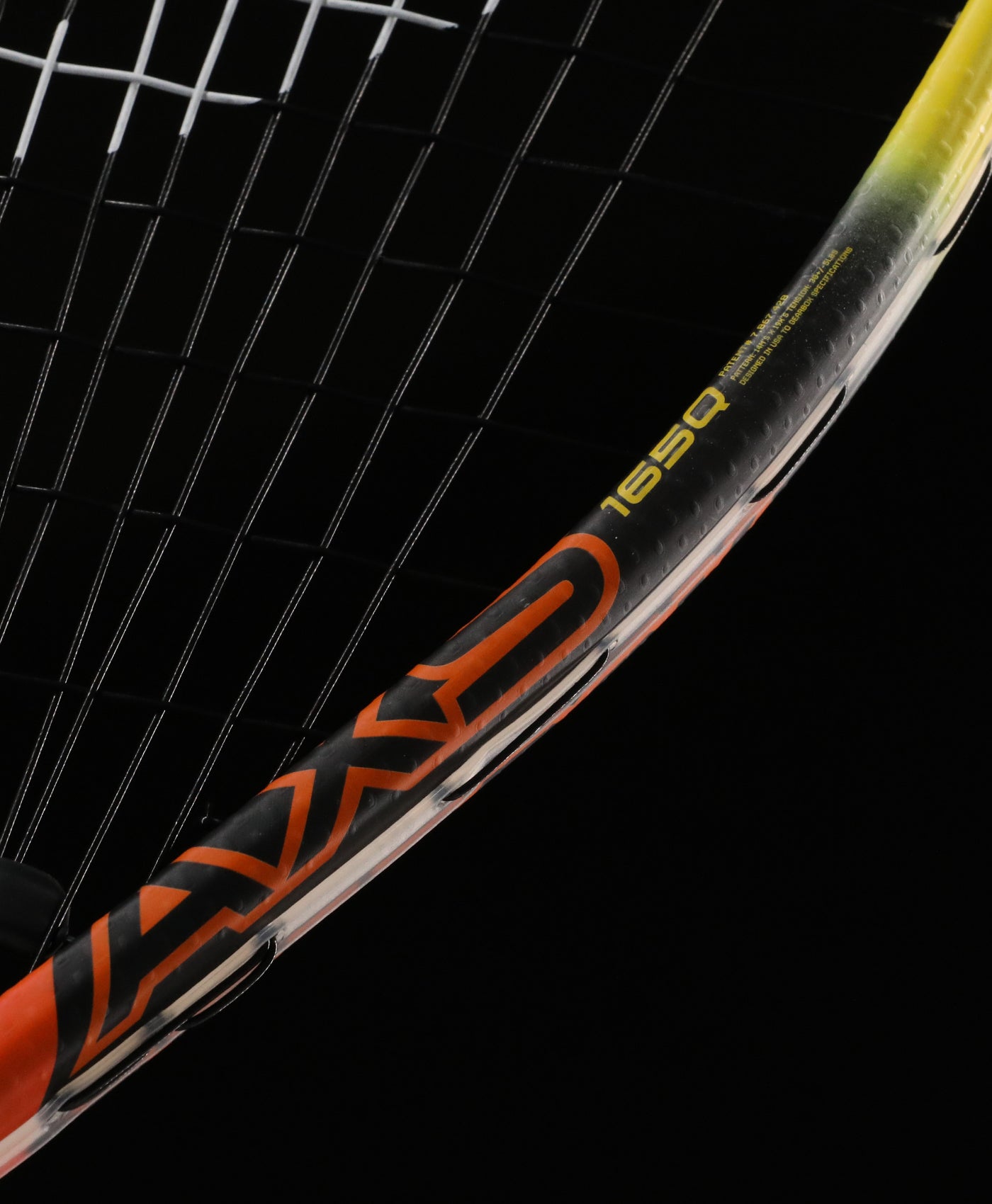 gearbox-axs-165-quad-racquetball-racquet-orange-yellow image 6