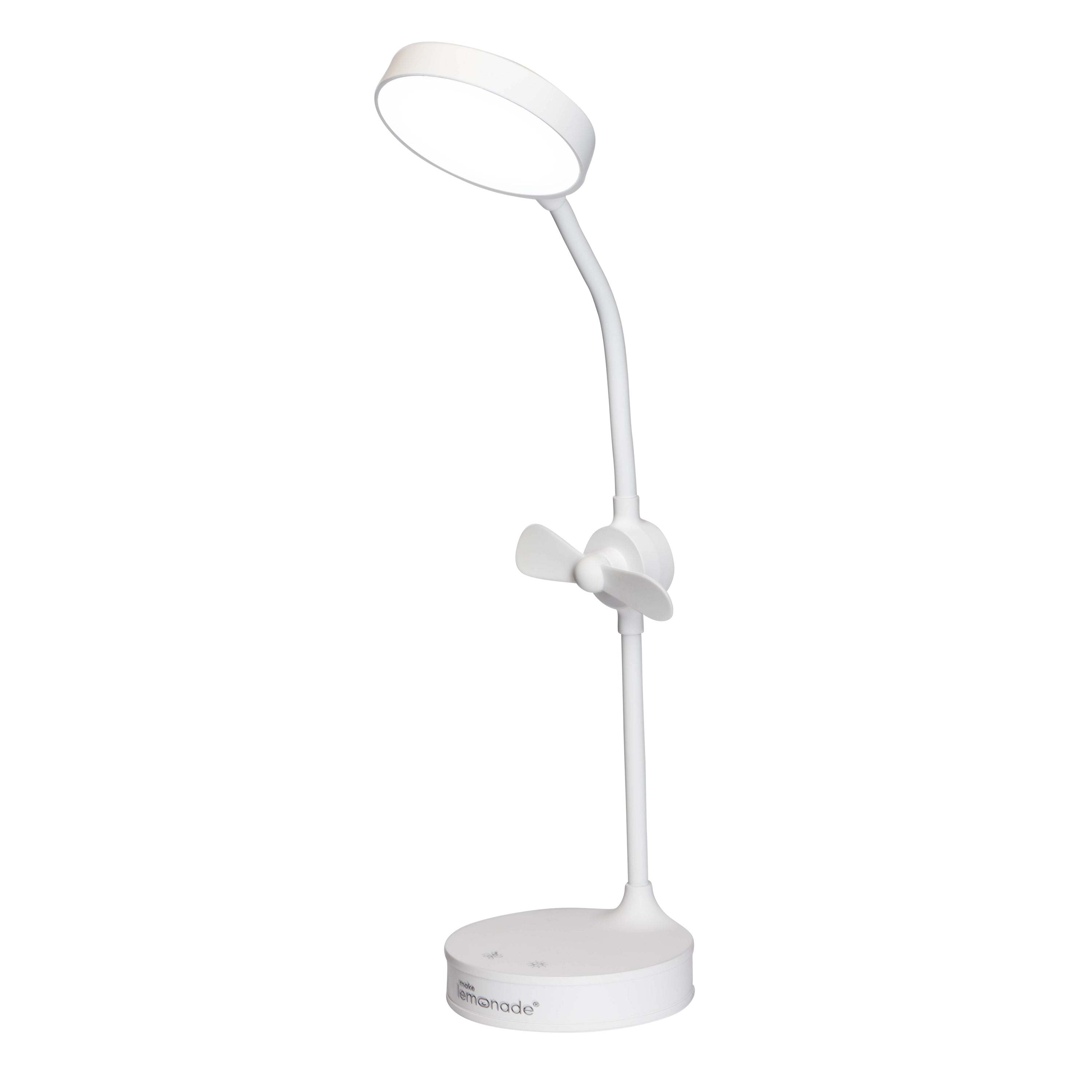 homedics-make-lemonade-desk-lamp-fan image 1