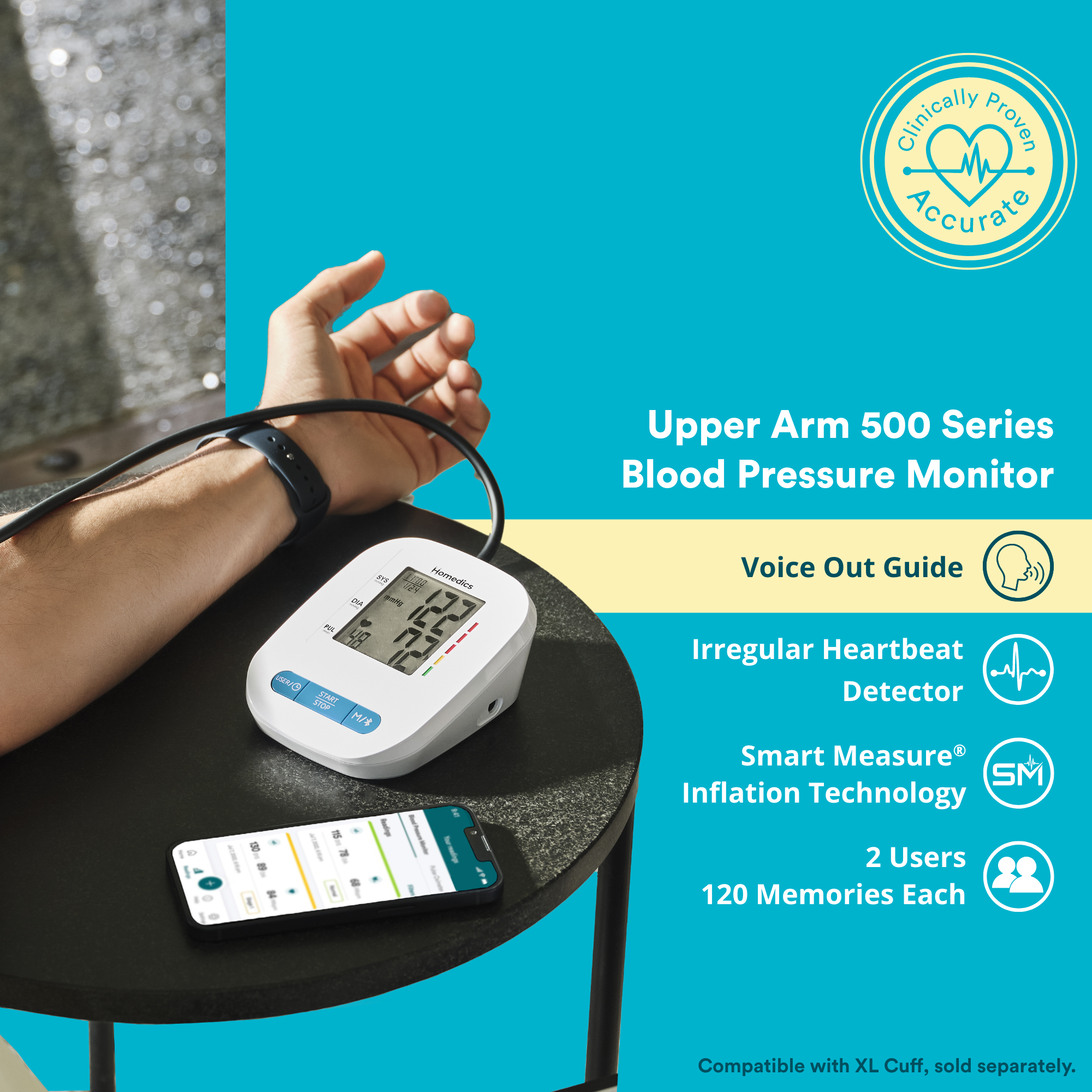 homedics-upper-arm-500-series-blood-pressure-monitor image 2
