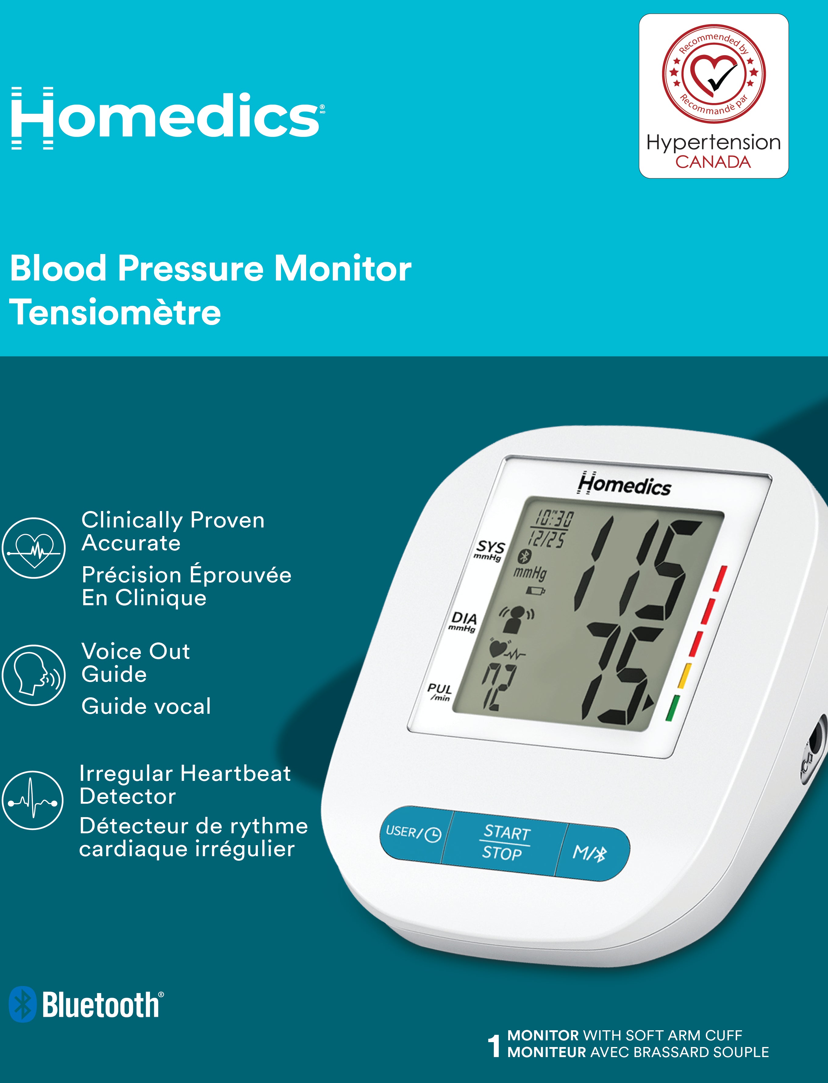 homedics-upper-arm-blood-pressure-monitor-with-voice-guidance image 4