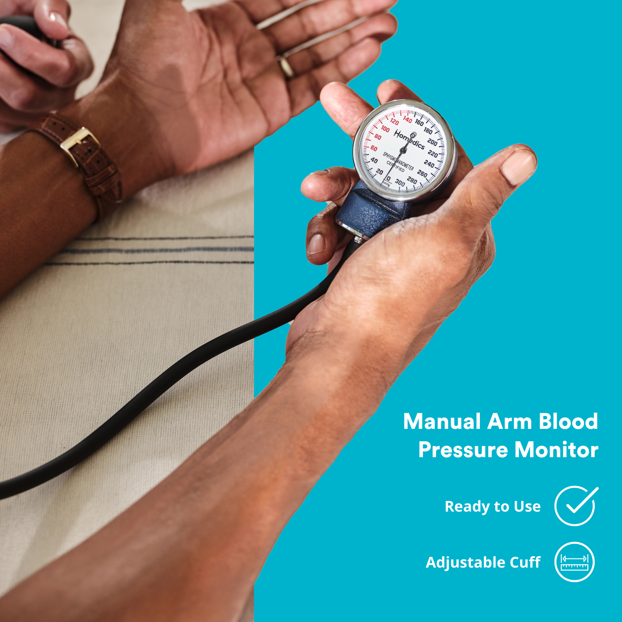 homedics-manual-arm-blood-pressure-monitor image 2