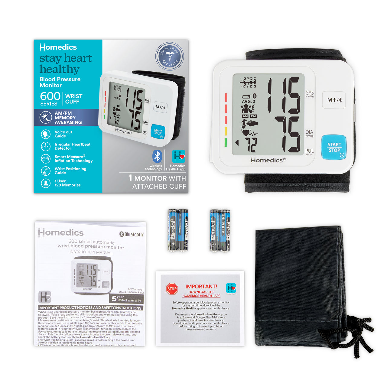 homedics-wrist-600-series-blood-pressure-monitor image 4