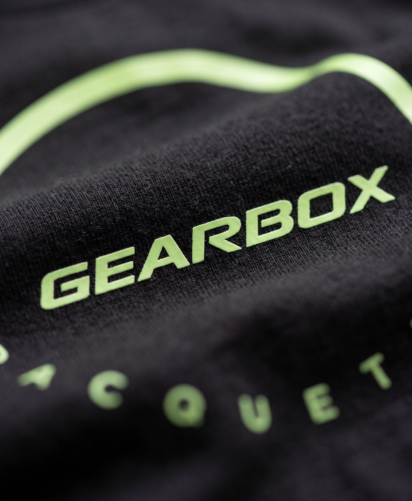 gearbox-dome-men-s-cotton-tee-black-racquetball-lifestyle-apparel image 2