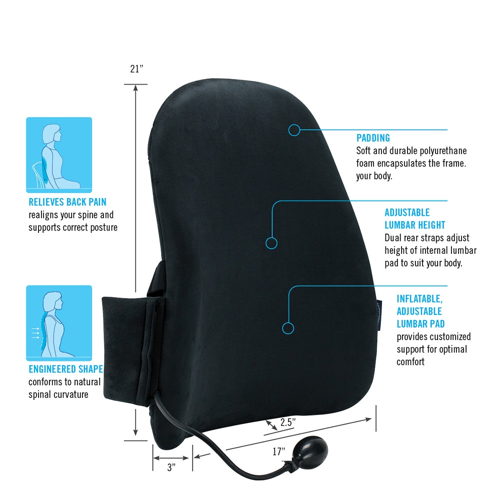 homedics-customair-backrest-with-adjustable-lumbar-scientifically-proven-back-su image 2