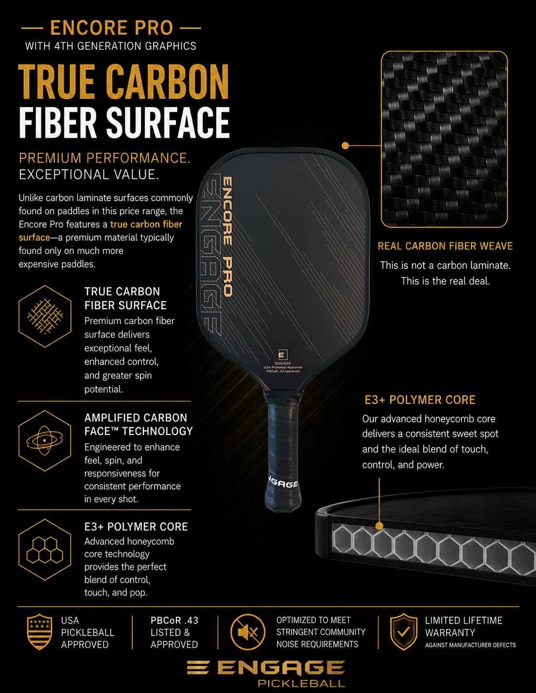 engage-encore-pro-4th-generation-graphics-pickleball-paddle-true-carbon-fiber-sk image 6