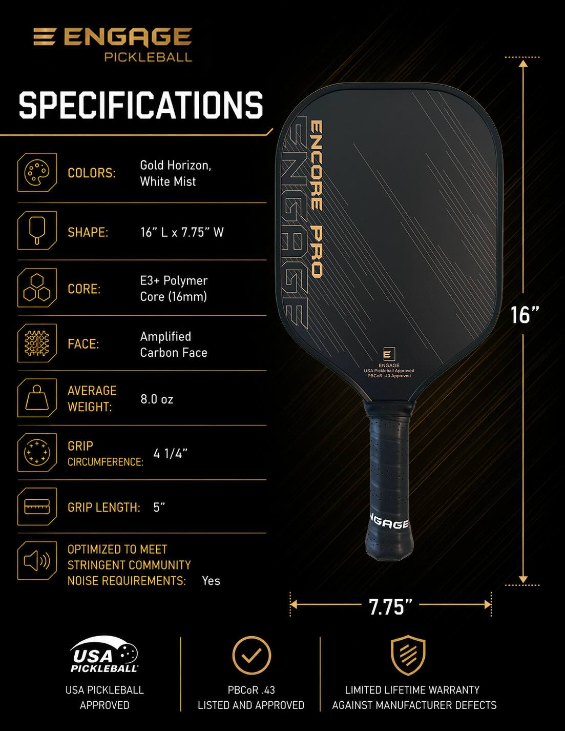 engage-encore-pro-4th-generation-graphics-pickleball-paddle-true-carbon-fiber-sk image 7