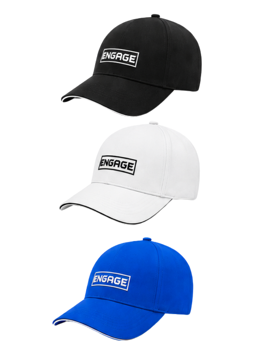 engage-premium-double-peak-rim-hat-structured-six-panel-performance-cap image 1