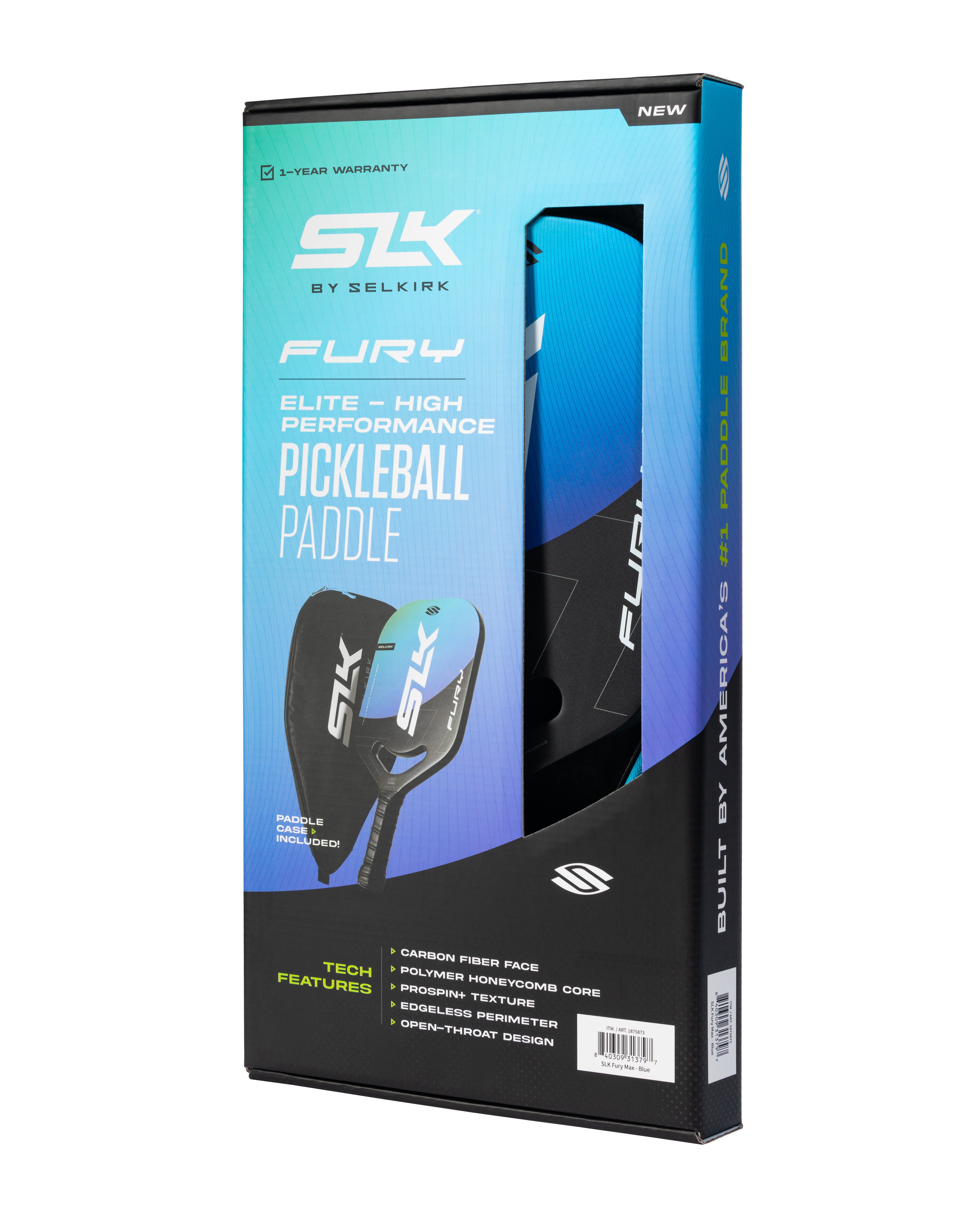 slk-by-selkirk-fury-pickleball-paddle-with-case image 5