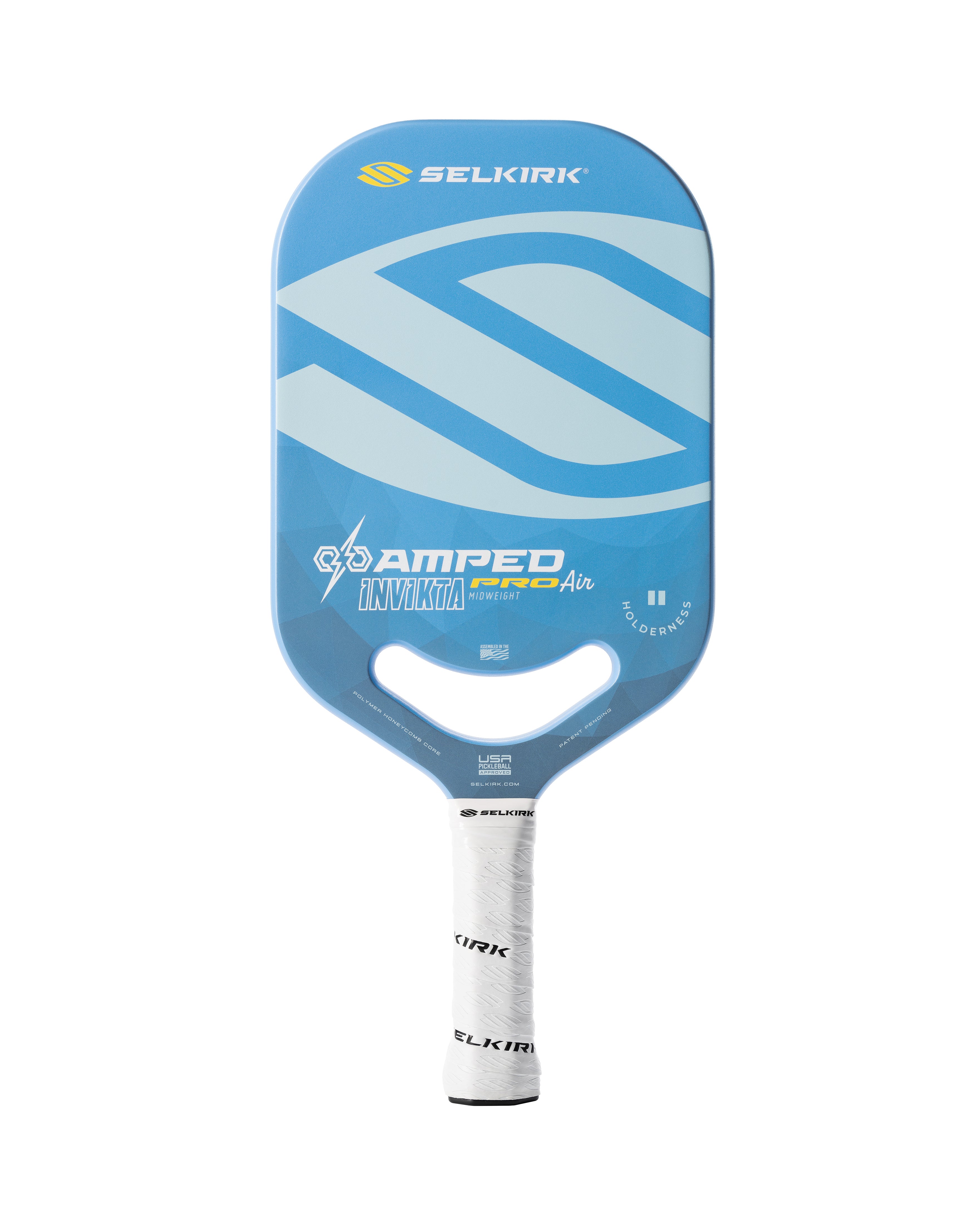 selkirk-x-holderness-family-amped-pro-air-invikta-pickleball-paddle image 1