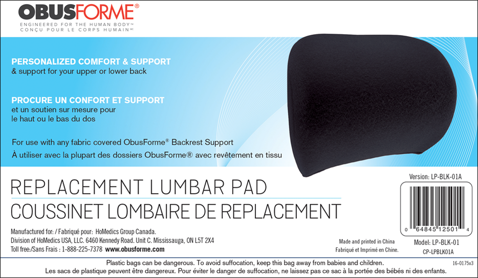 homedics-obusforme-lumbar-pad-replacement-black-only image 3
