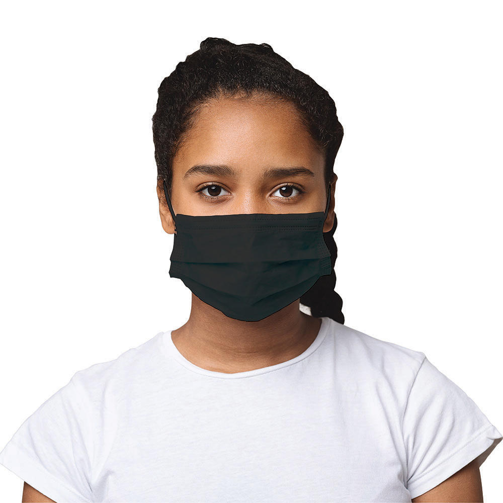 homedics-healthcare-diagnostics-black-small-ear-loop-face-masks-50-count image 3