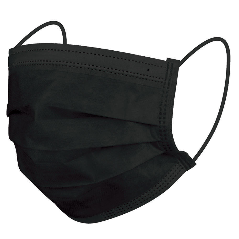 homedics-healthcare-diagnostics-black-small-ear-loop-face-masks-50-count image 1