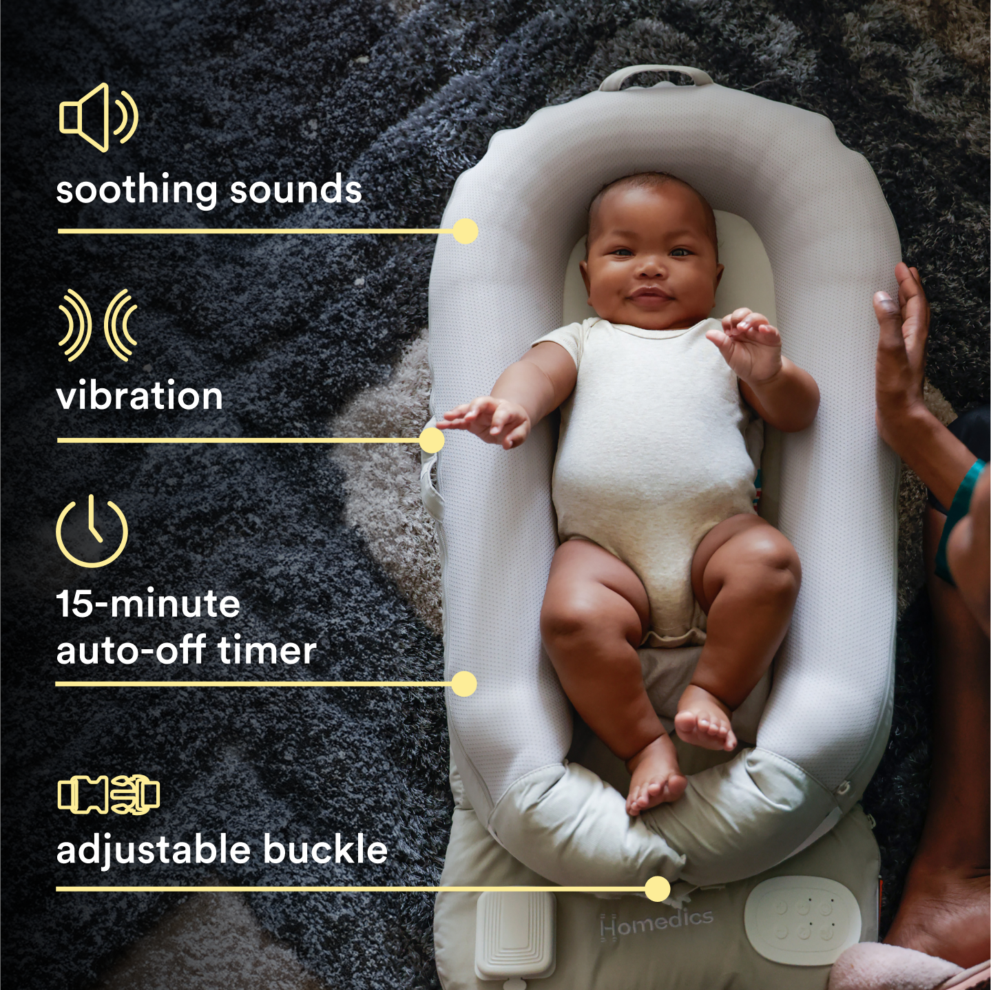 homedics-soothing-sounds-vibration-baby-lounger image 4