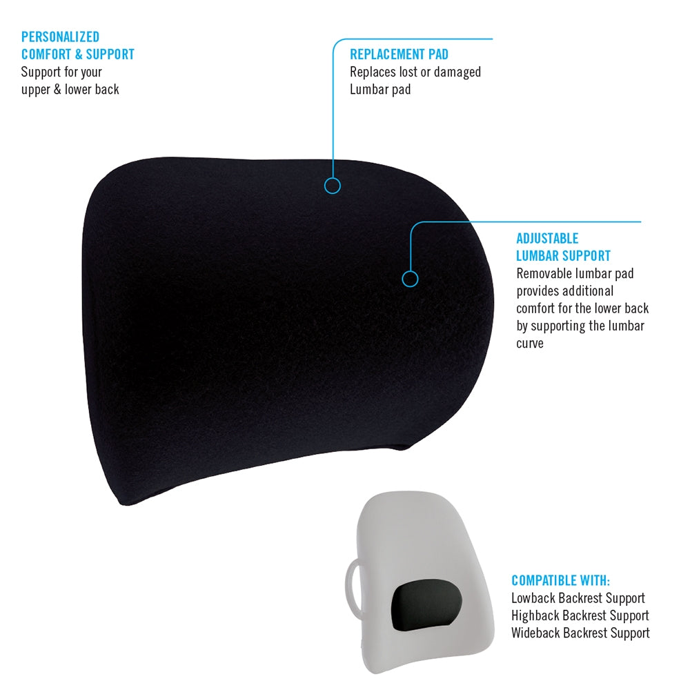 homedics-obusforme-lumbar-pad-replacement-black-only image 2