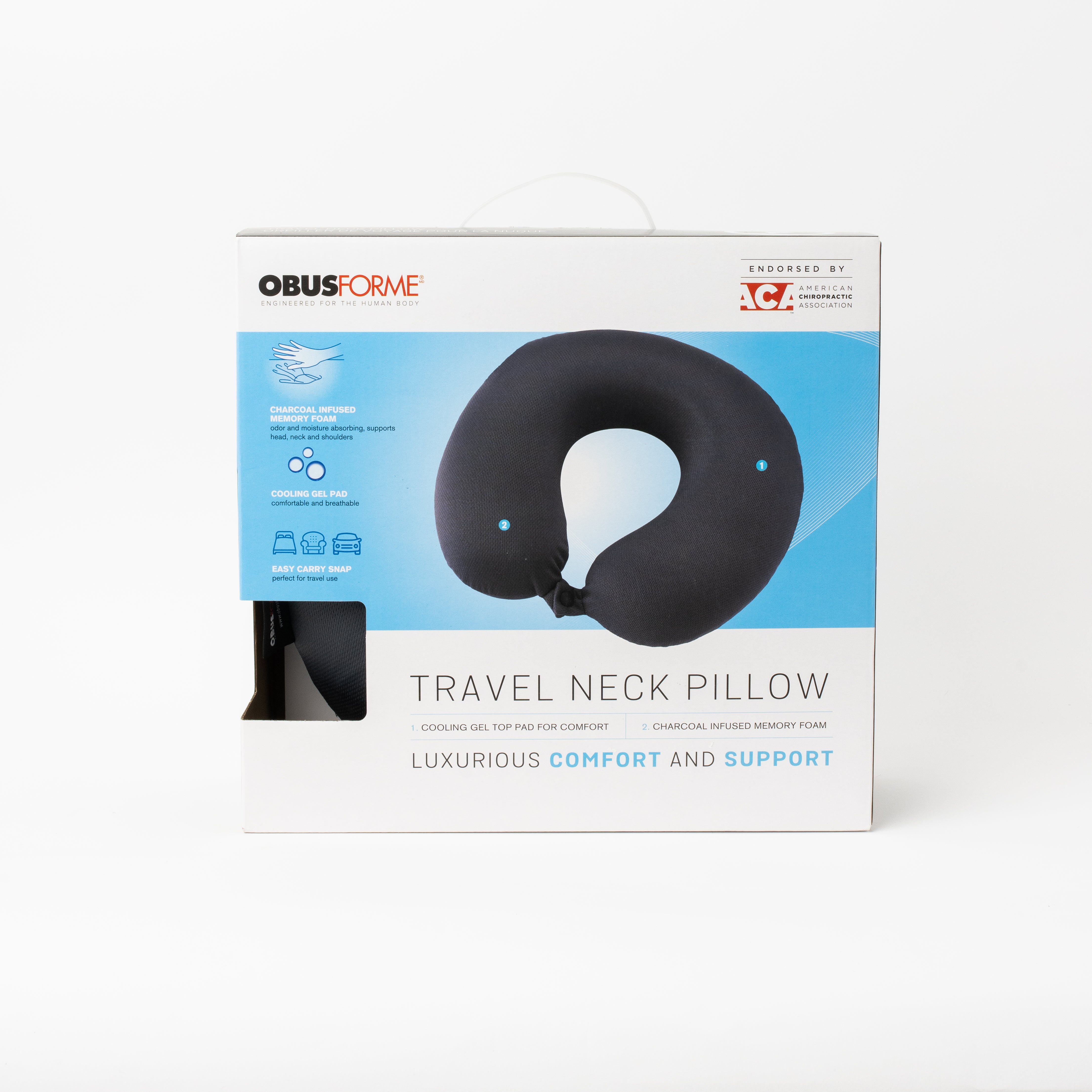 homedics-obusforme-charcoal-travel-neck-pillow-memory-foam-with-antimicrobial-ch image 5