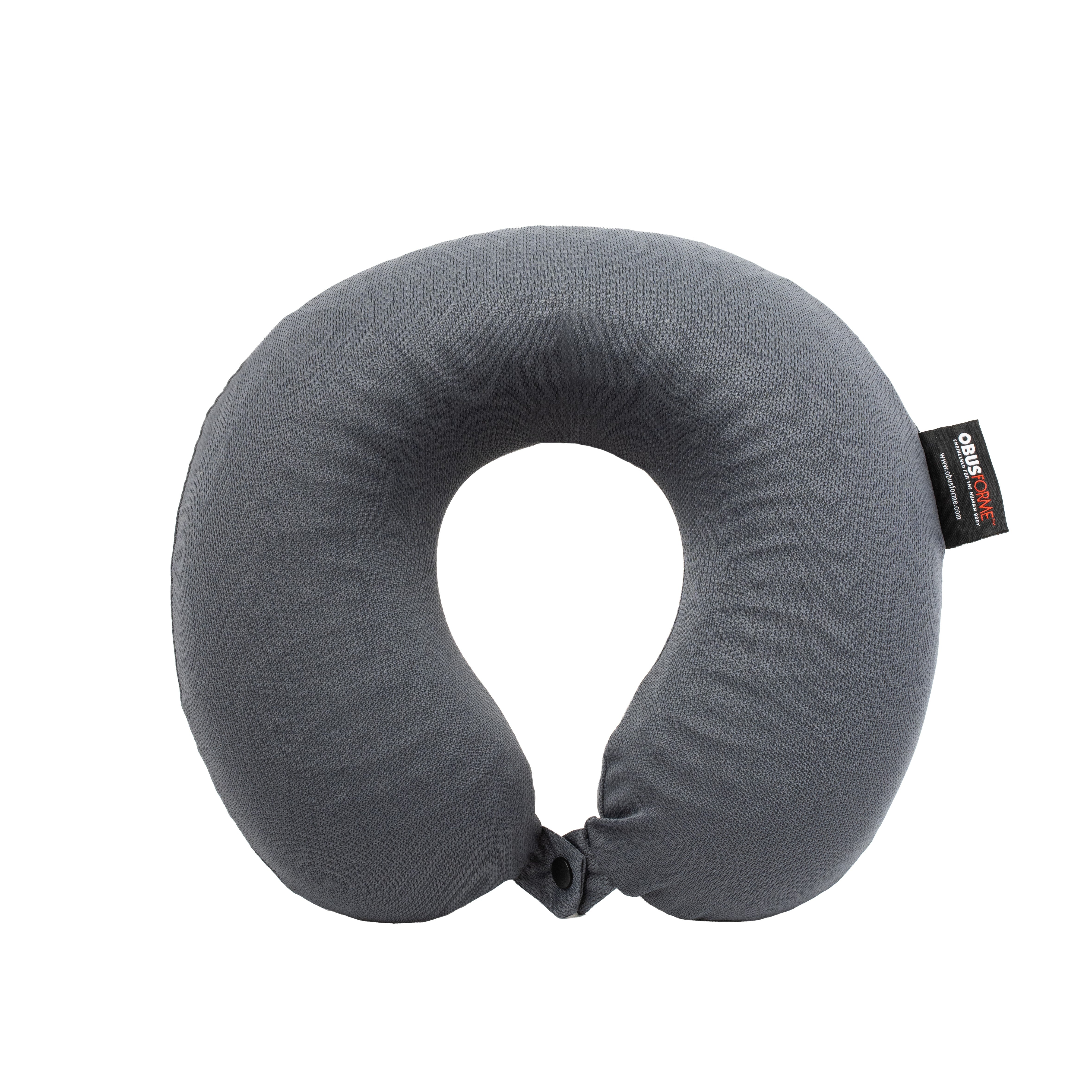 homedics-obusforme-charcoal-travel-neck-pillow-memory-foam-with-antimicrobial-ch image 1