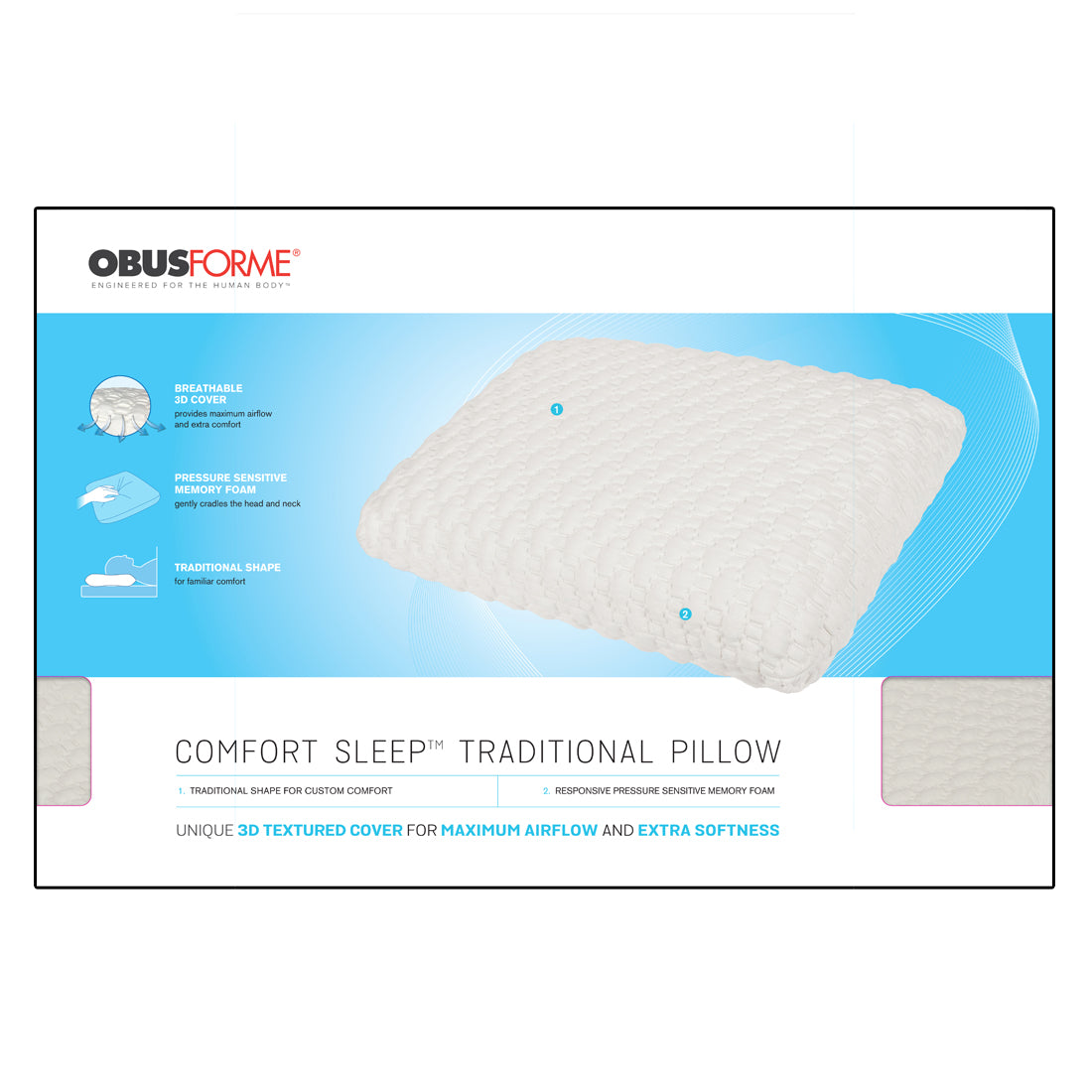 homedics-comfort-sleep-traditional-memory-foam-pillow image 5