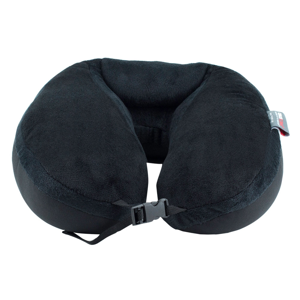 homedics-microbead-travel-neck-pillow-ergonomic-support-with-luggage-strap image 1