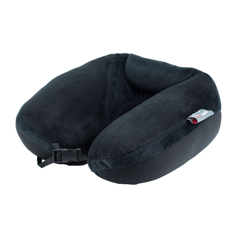 homedics-microbead-travel-neck-pillow-ergonomic-support-with-luggage-strap image 4