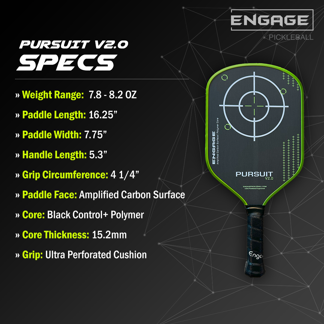 engage-pursuit-v2-0-pickleball-paddle-amplified-carbon-surface-hybrid-shape image 3