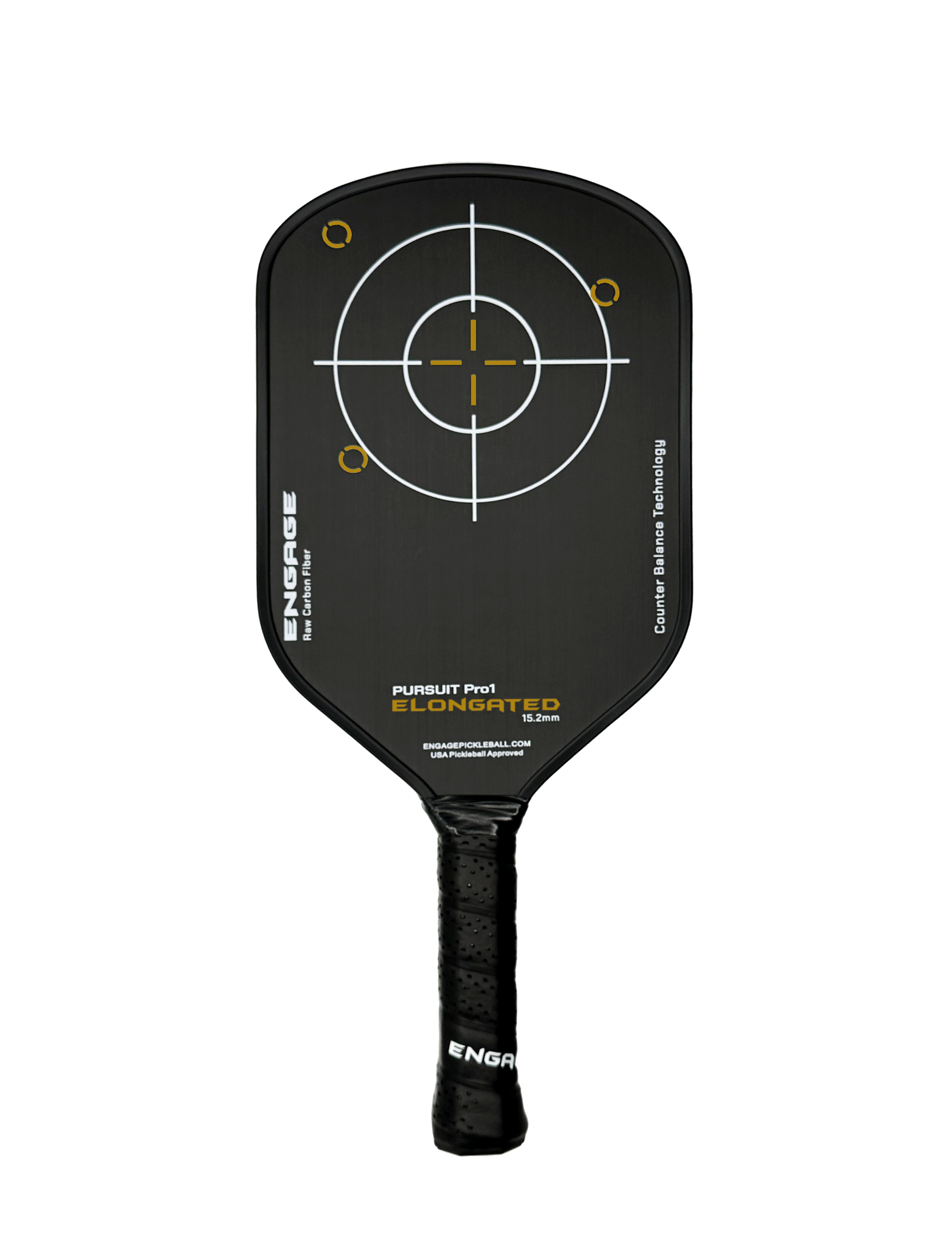 engage-pursuit-pro1-elongated-15-2-power-series-raw-carbon-fiber-pickleball-padd image 1