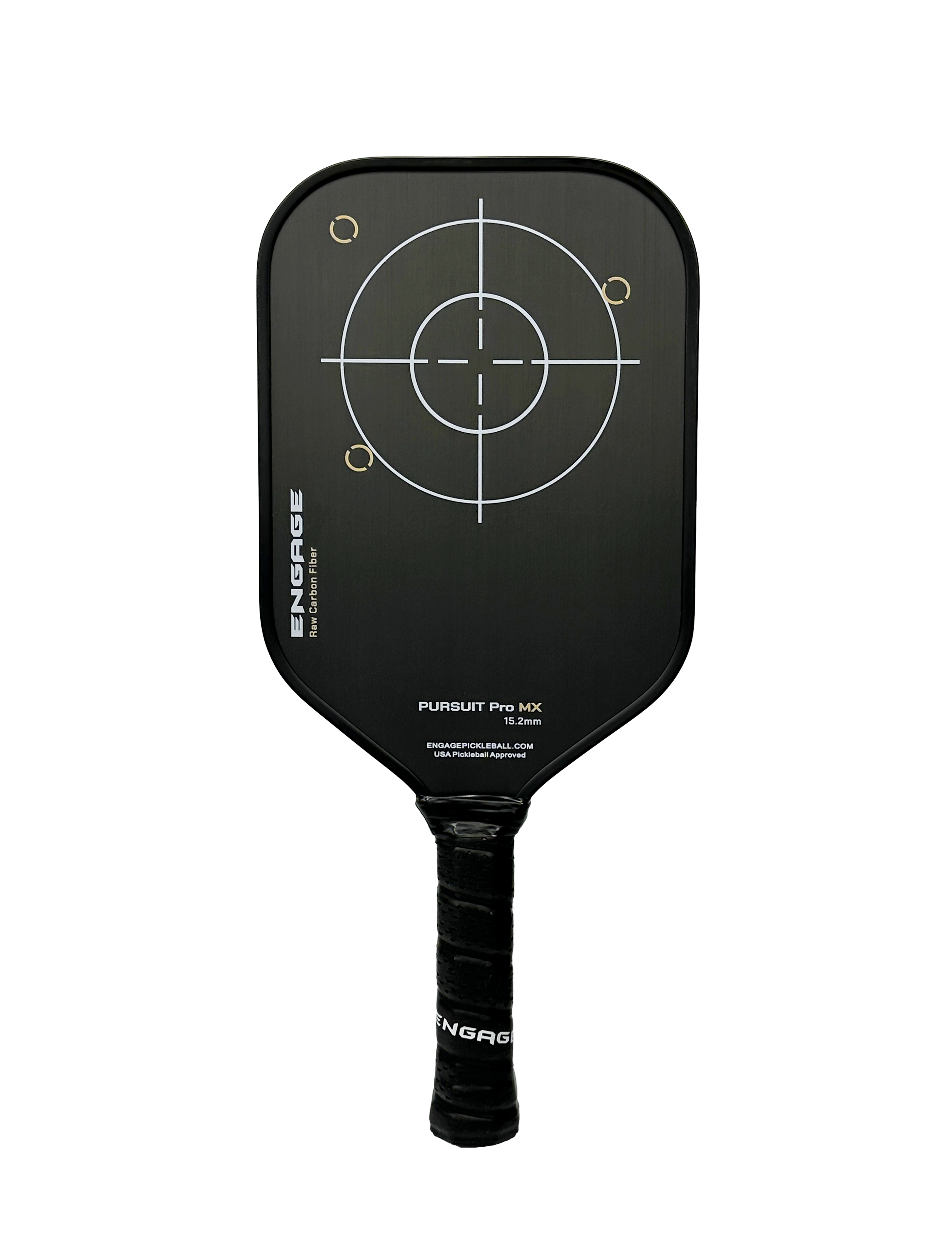engage-pursuit-pro-mx-15-2-pickleball-paddle-raw-carbon-fiber-control-pro-black- image 1