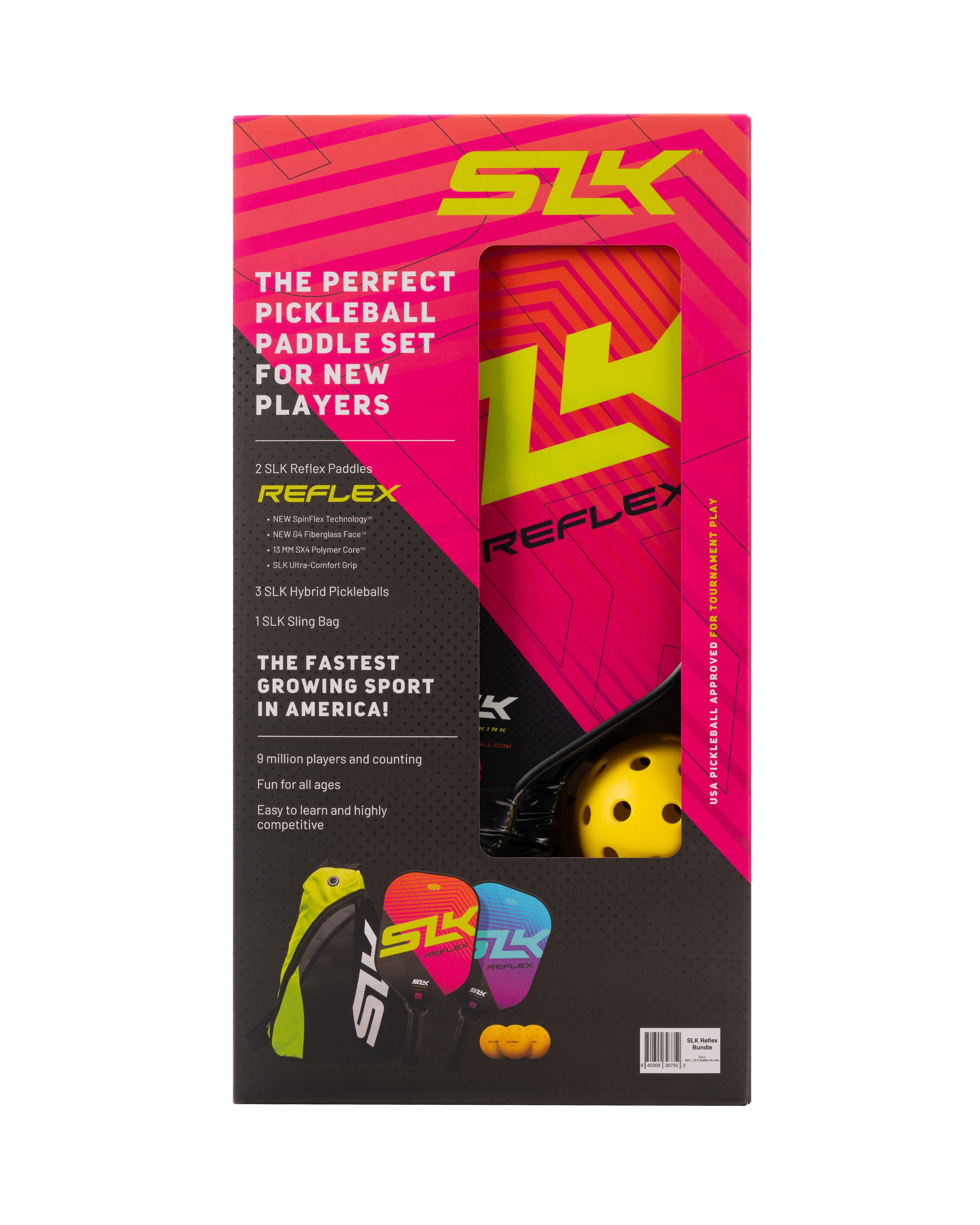 slk-by-selkirk-reflex-pickleball-bundle-2-paddles-balls-and-bag image 8