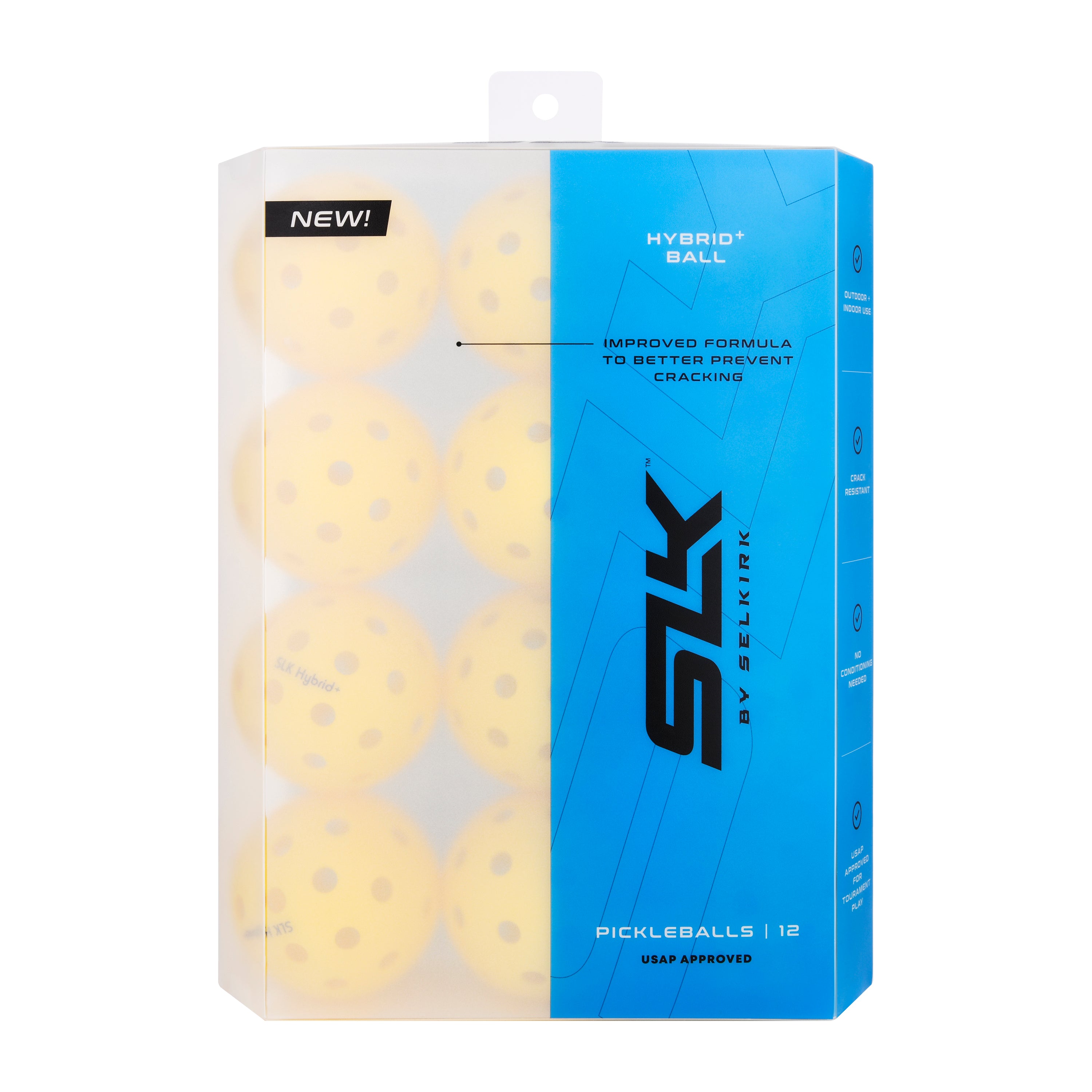 slk-hybrid-pickleball-balls-12-pack-indoor-outdoor-durable-and-approved image 2