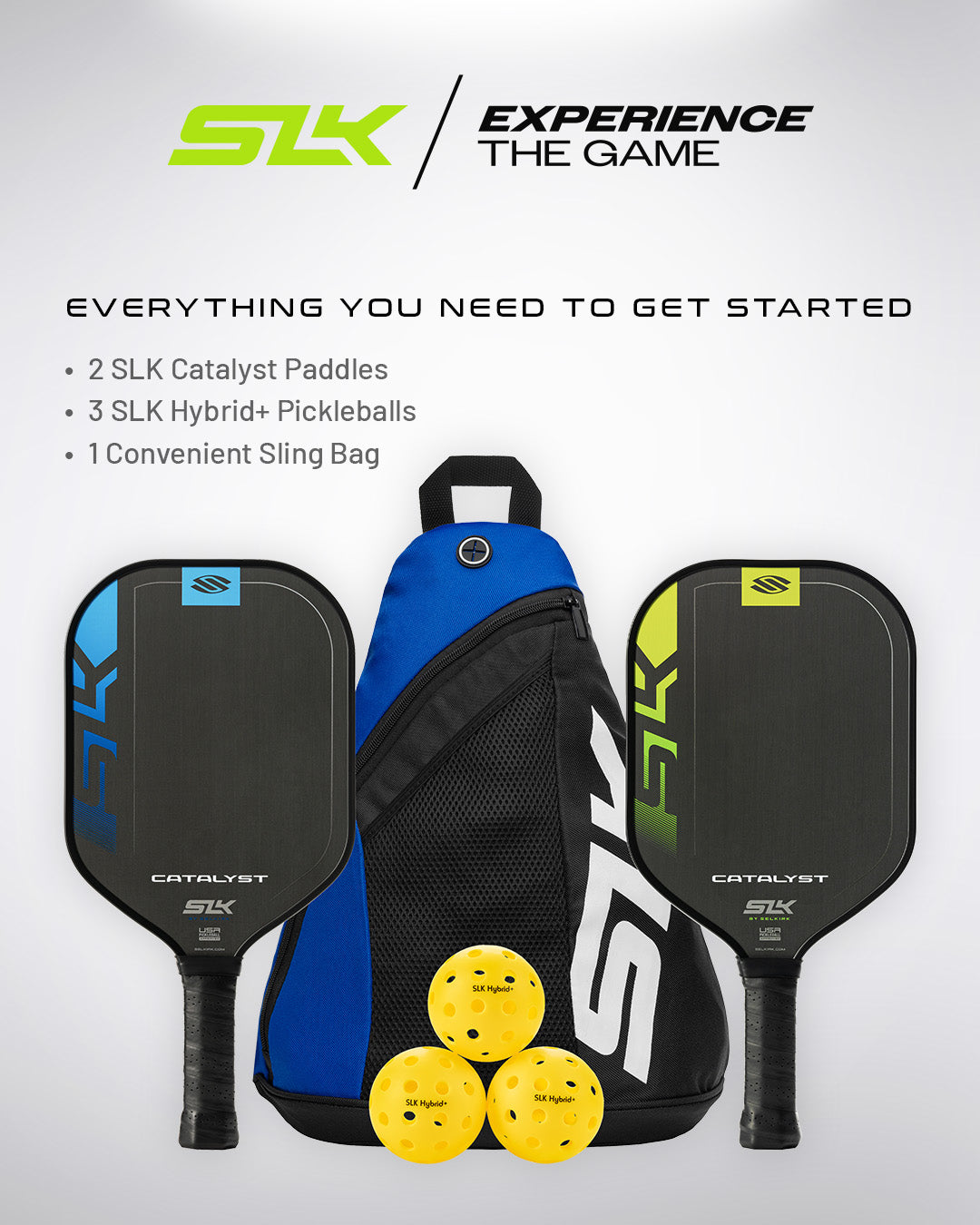 selkirk-slk-catalyst-pickleball-bundle-paddle-bag-and-balls image 2