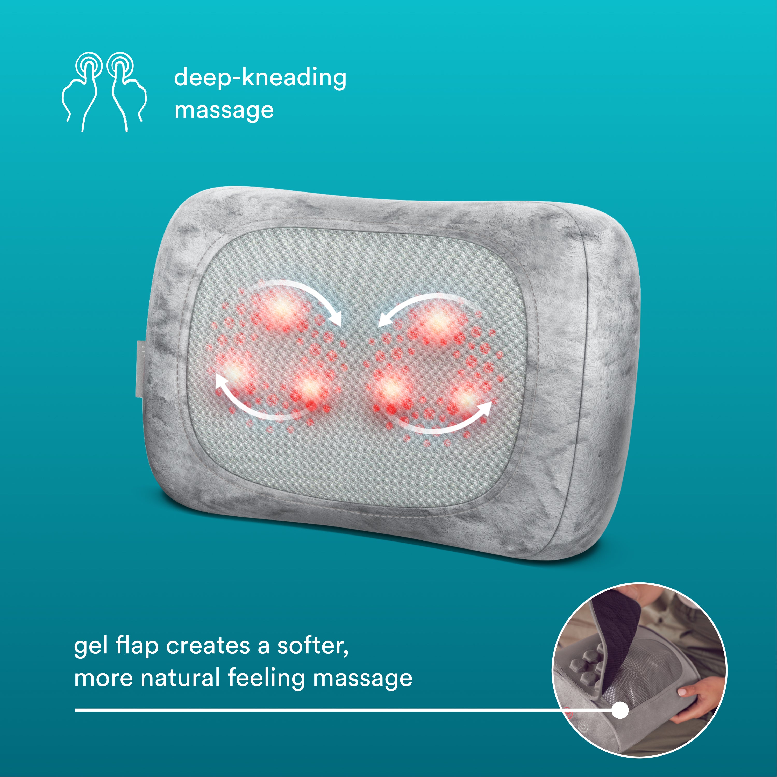 homedics-hot-cold-therapy-gel-massage-pillow image 5
