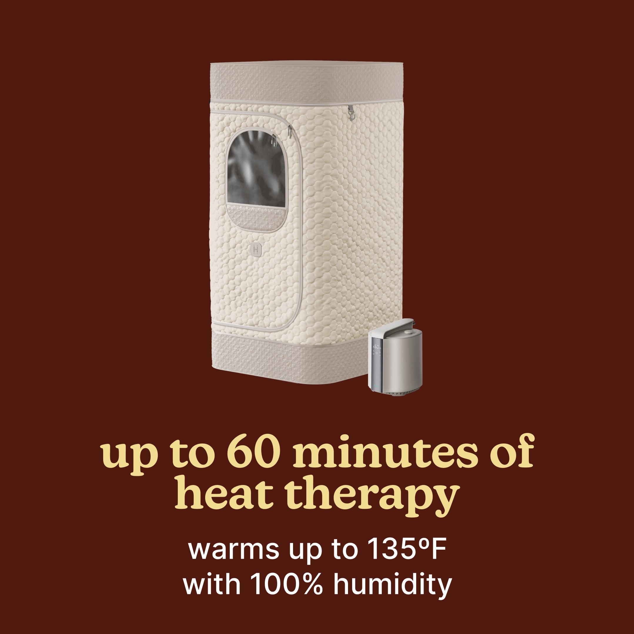 homedics-premium-steam-sauna-compact-home-steam-sauna-for-relaxation-and-recover image 3