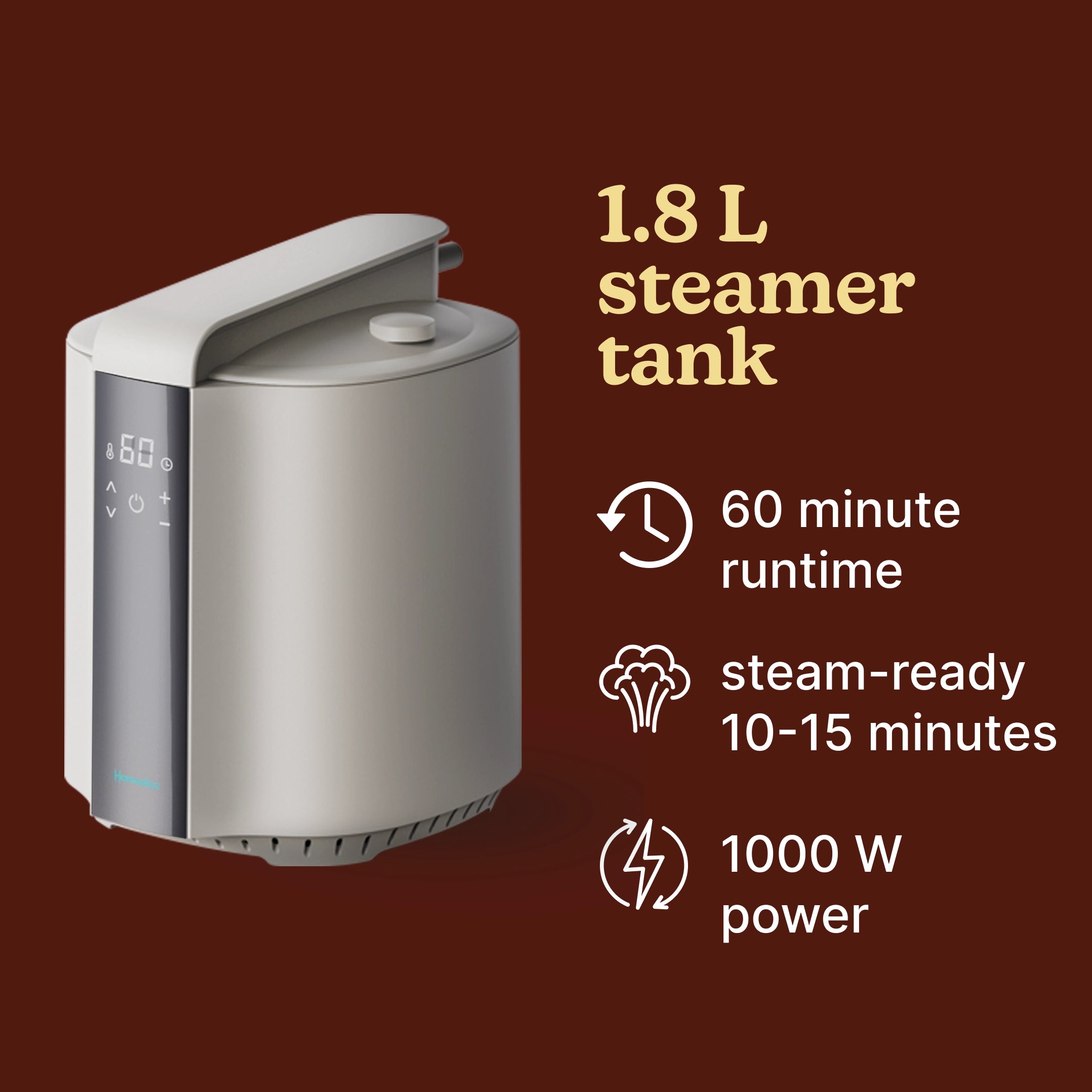 homedics-premium-steam-sauna-compact-home-steam-sauna-for-relaxation-and-recover image 5