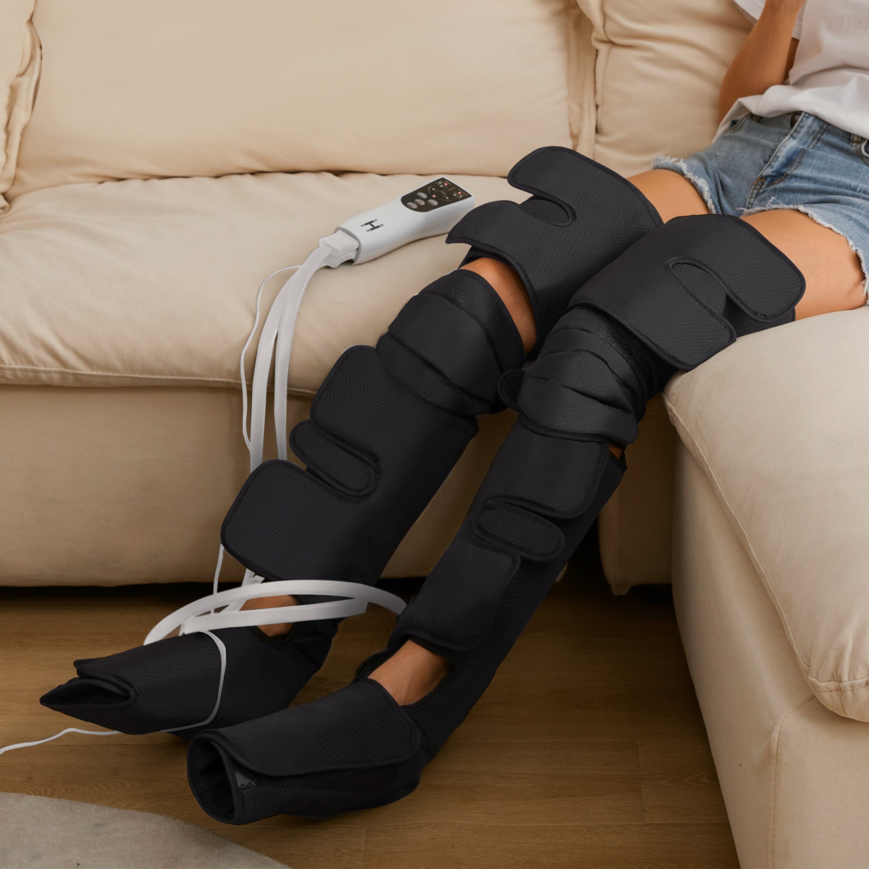 homedics-full-leg-air-compression-massager-with-3-zones image 4