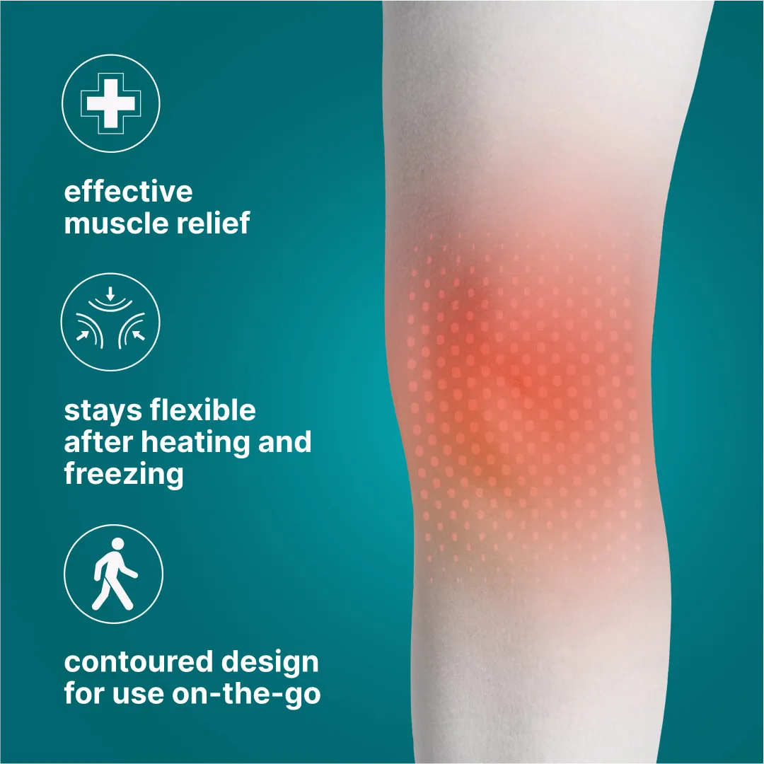 homedics-hot-and-cold-relief-gel-knee-sleeve-reusable-cold-or-heat-therapy-for-s image 2