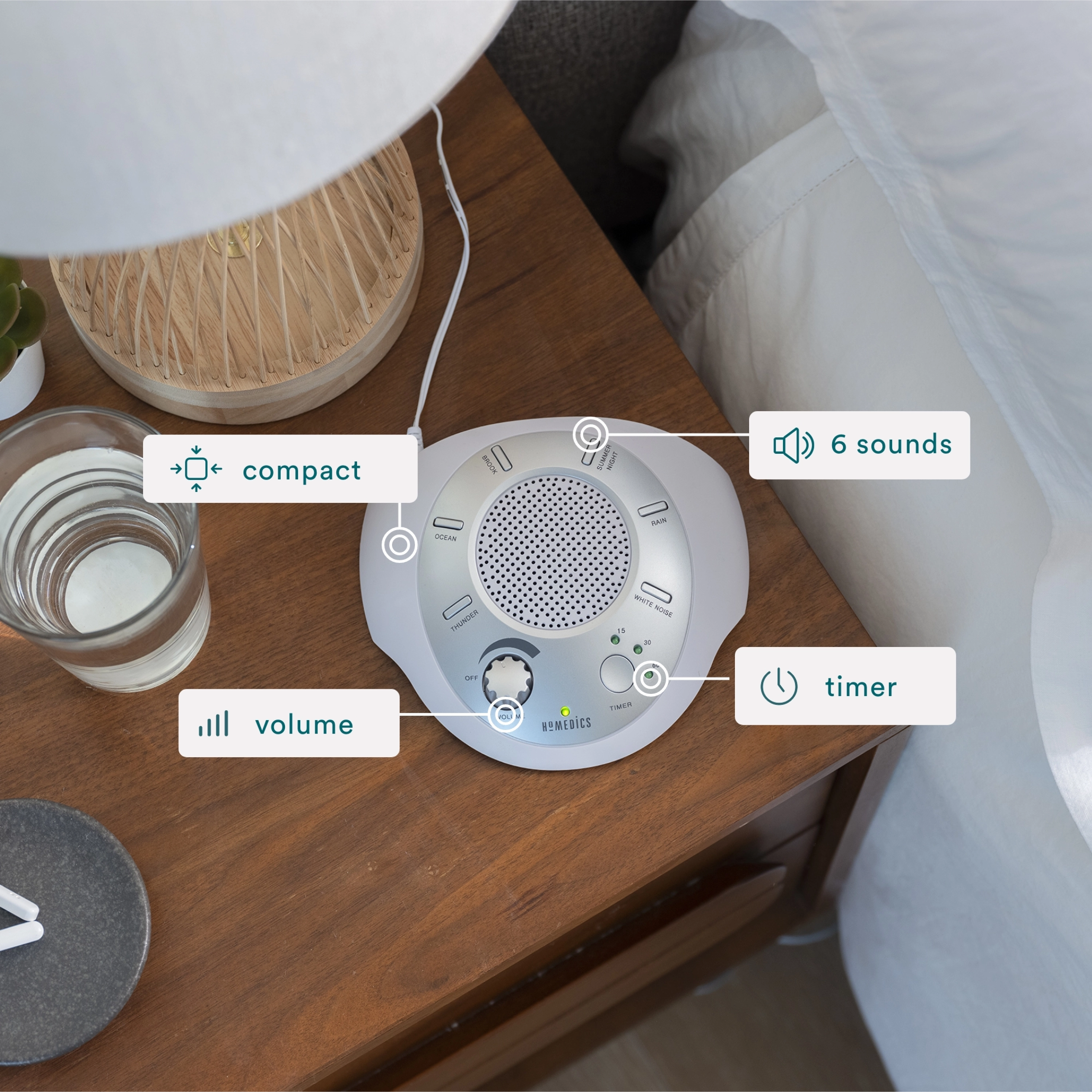 homedics-soundspa-sound-machine-with-6-relaxing-sounds image 4