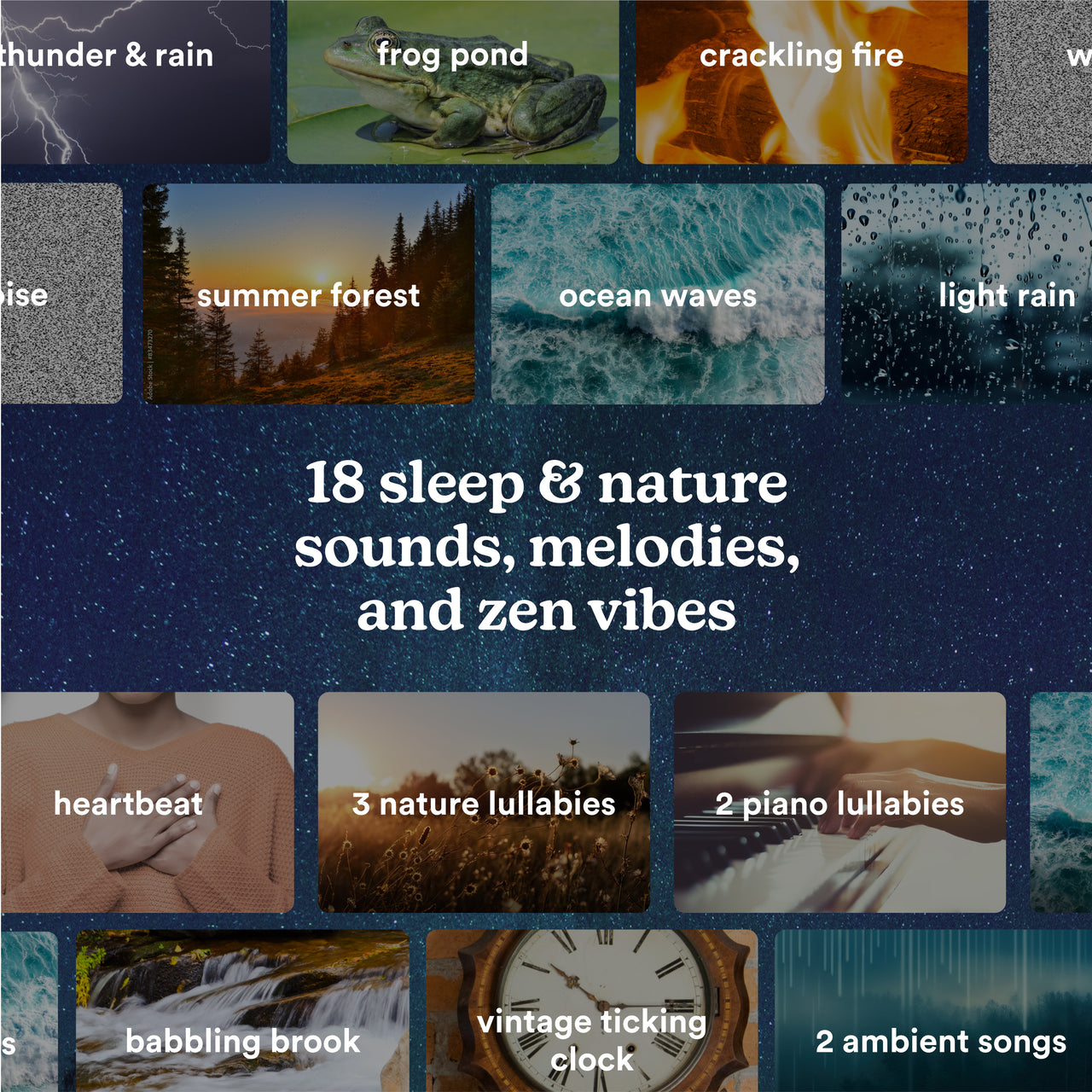 homedics-sound-sleep-moon-dream-sound-machine-clock image 4