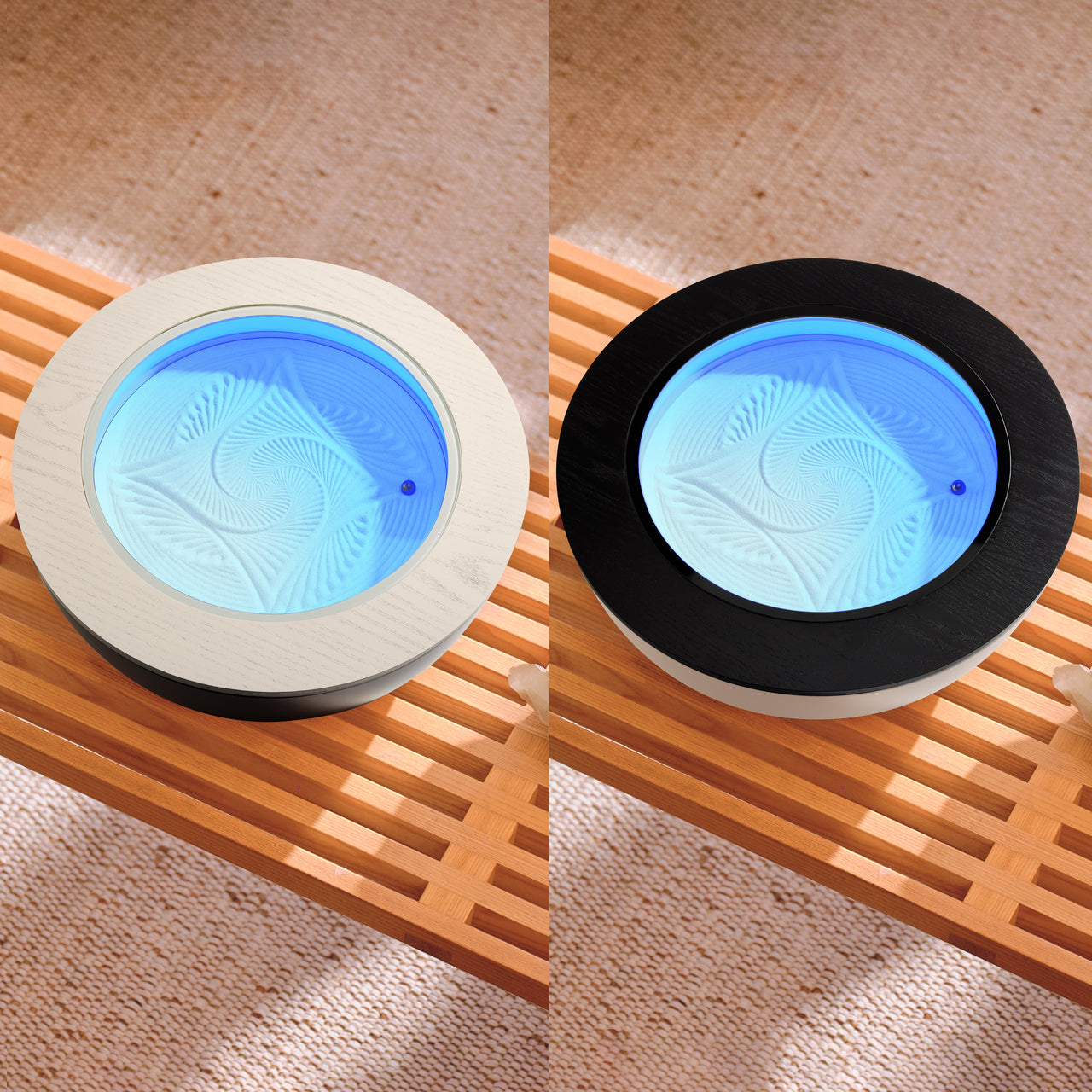 homedics-drift-16-wood-ring-minimalist-d-cor-accent image 5