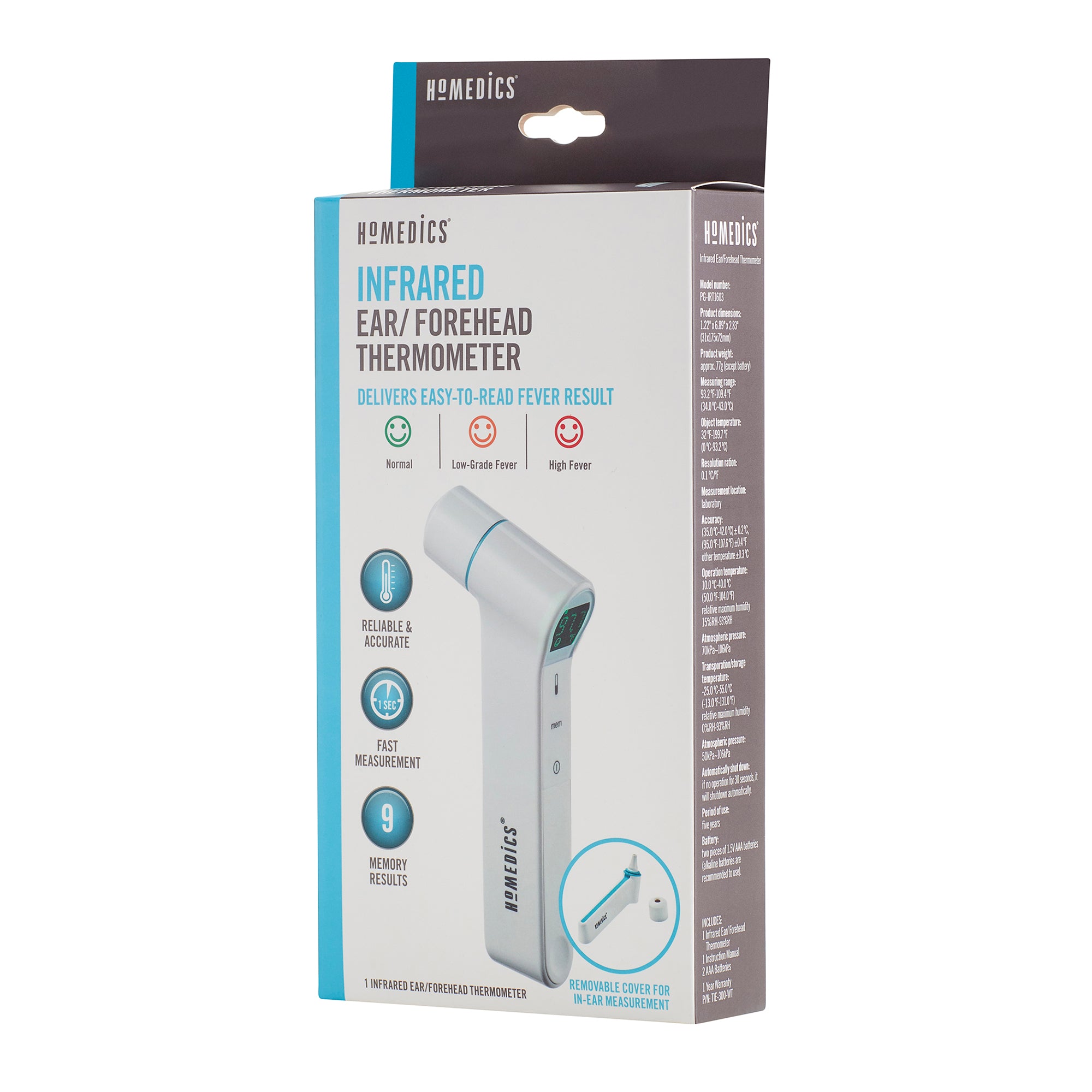 homedics-infrared-ear-and-forehead-thermometer-dual-mode-clinical-accuracy-therm image 6